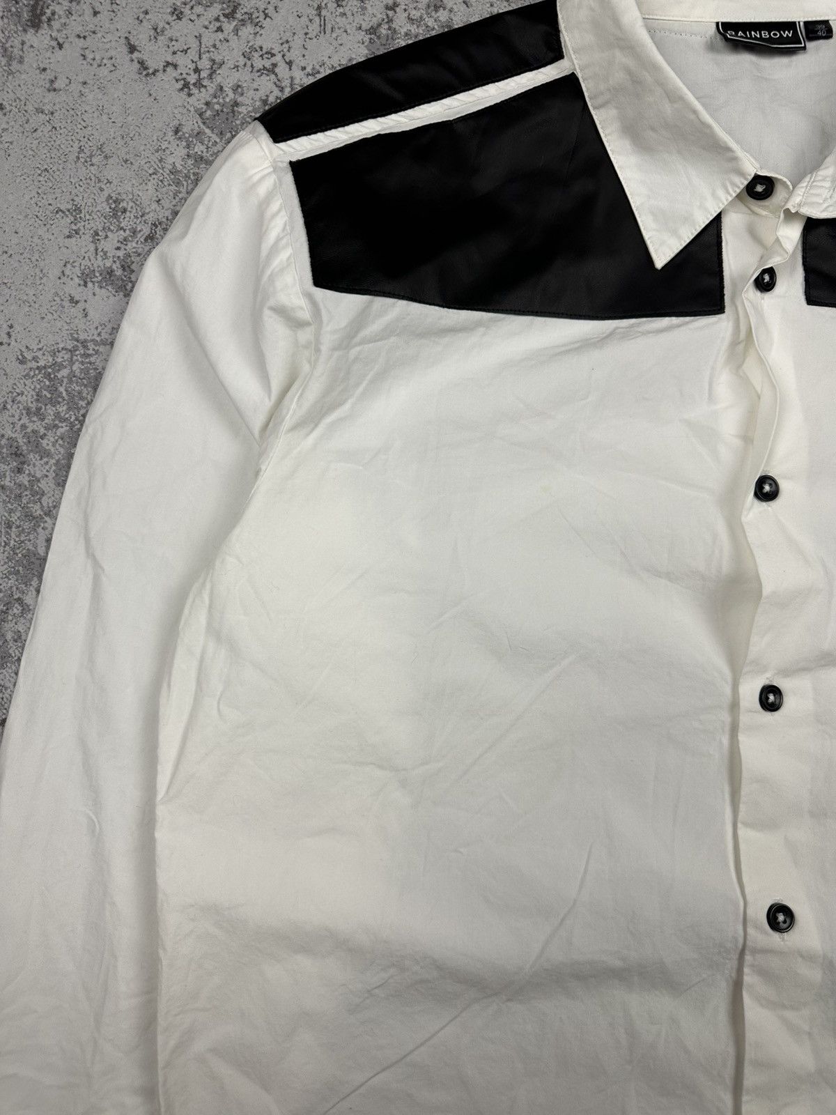 Rainbow Rainbow Contrast Panel Western Shirt Retro Cowboy Vibes Size US M / EU 48-50 / 2 - 3 Thumbnail