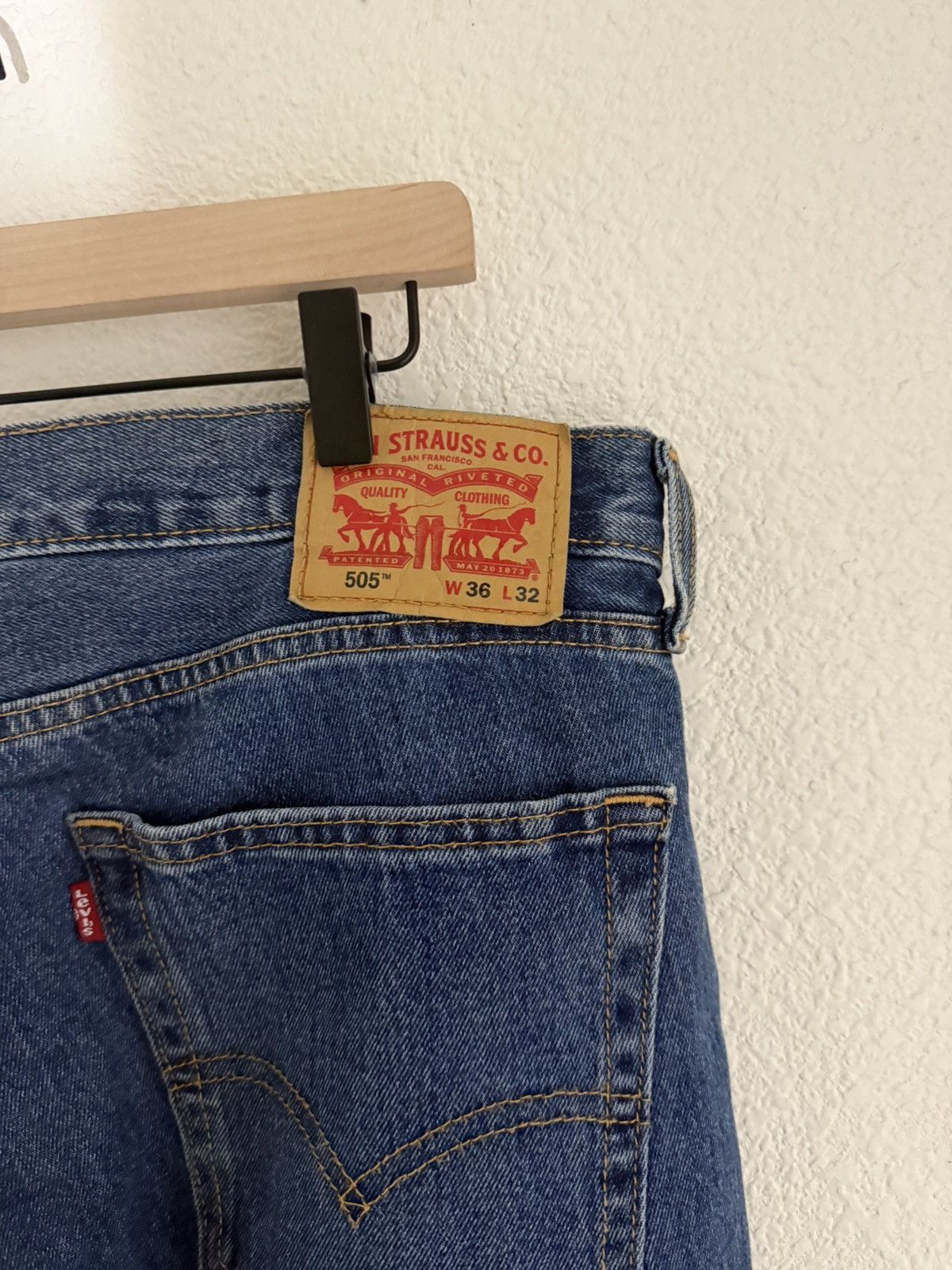 Levi's Levis 505 denim Size US 36 / EU 52 - 4 Thumbnail