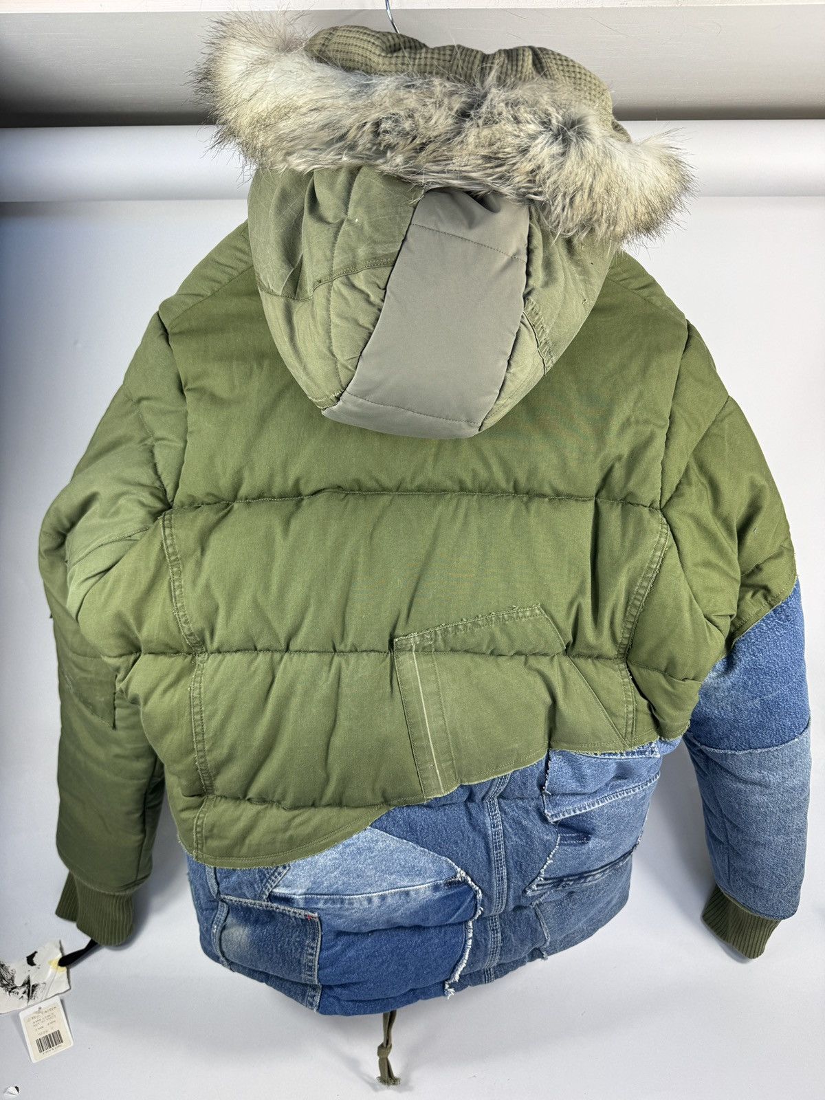 Greg Lauren Quilted Army Super Warm Liner Retro Puffy Puffer Jacket Size US XXL / EU 58 / 5 - 3 Thumbnail
