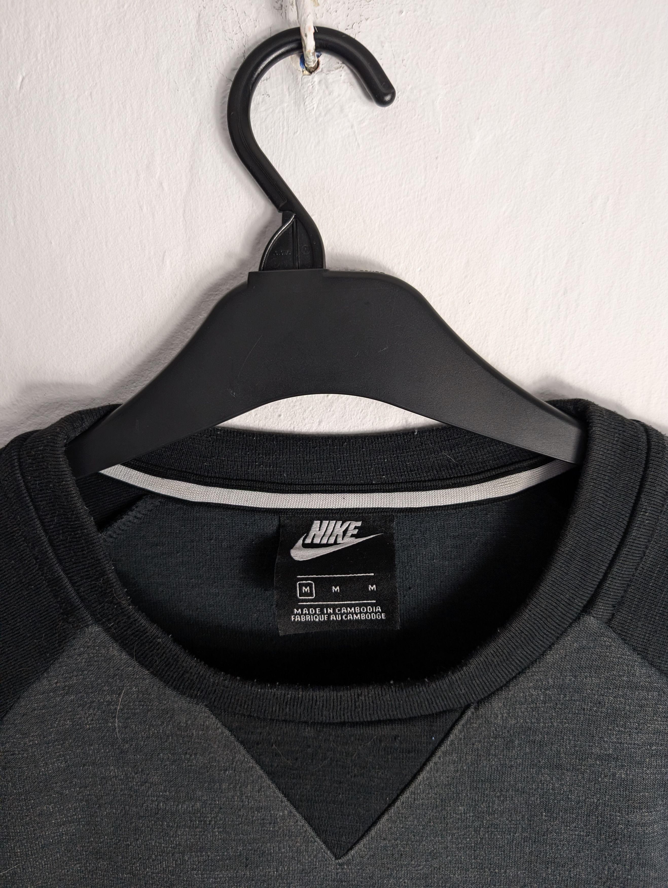 Nike Nike Sweatshirt Jumper Drill Black Grey Cotton Size US M / EU 48-50 / 2 - 4 Thumbnail