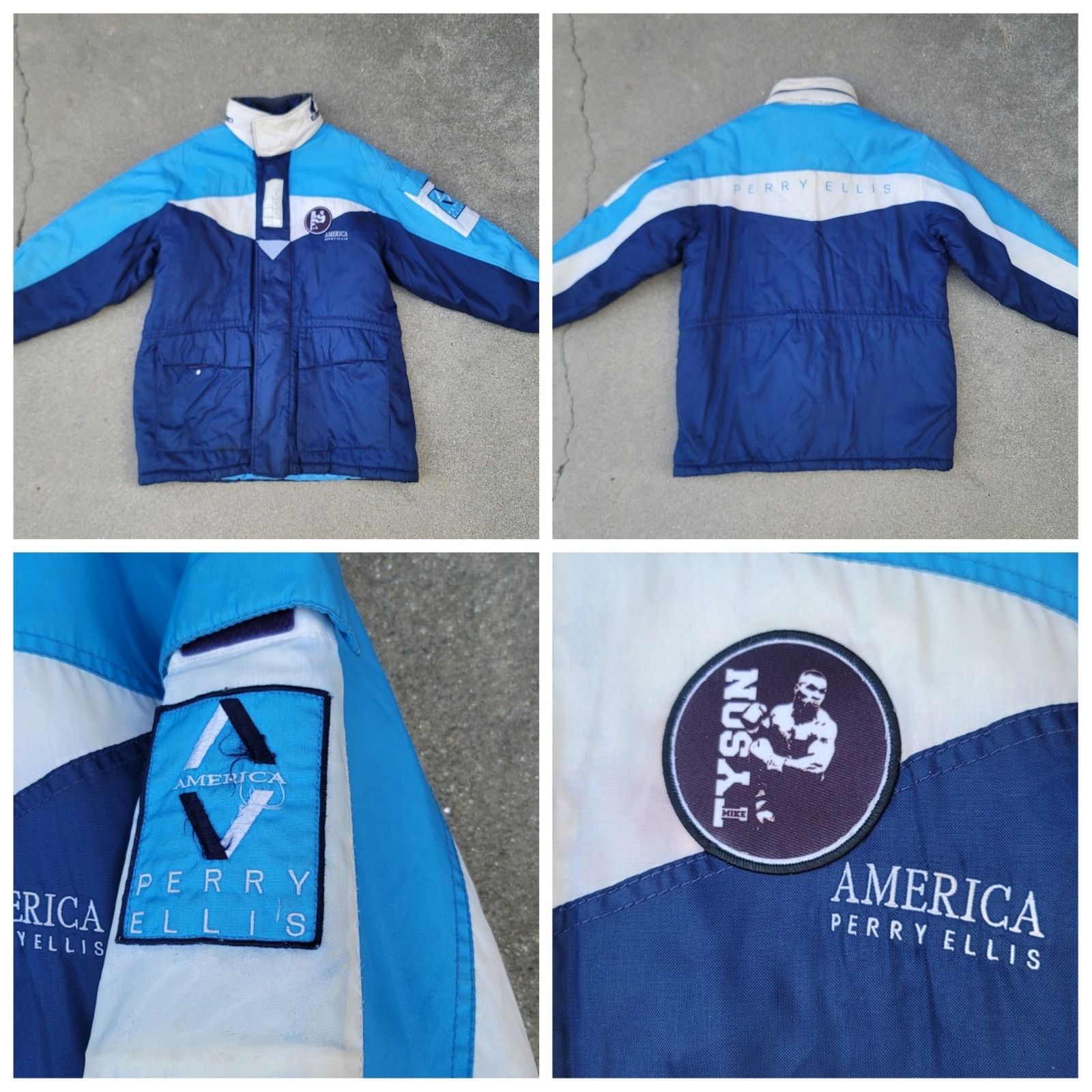 Perry Ellis Vtg Perry Ellis America Winter Jacket Size US L / EU 52-54 / 3 - 1 Thumbnail