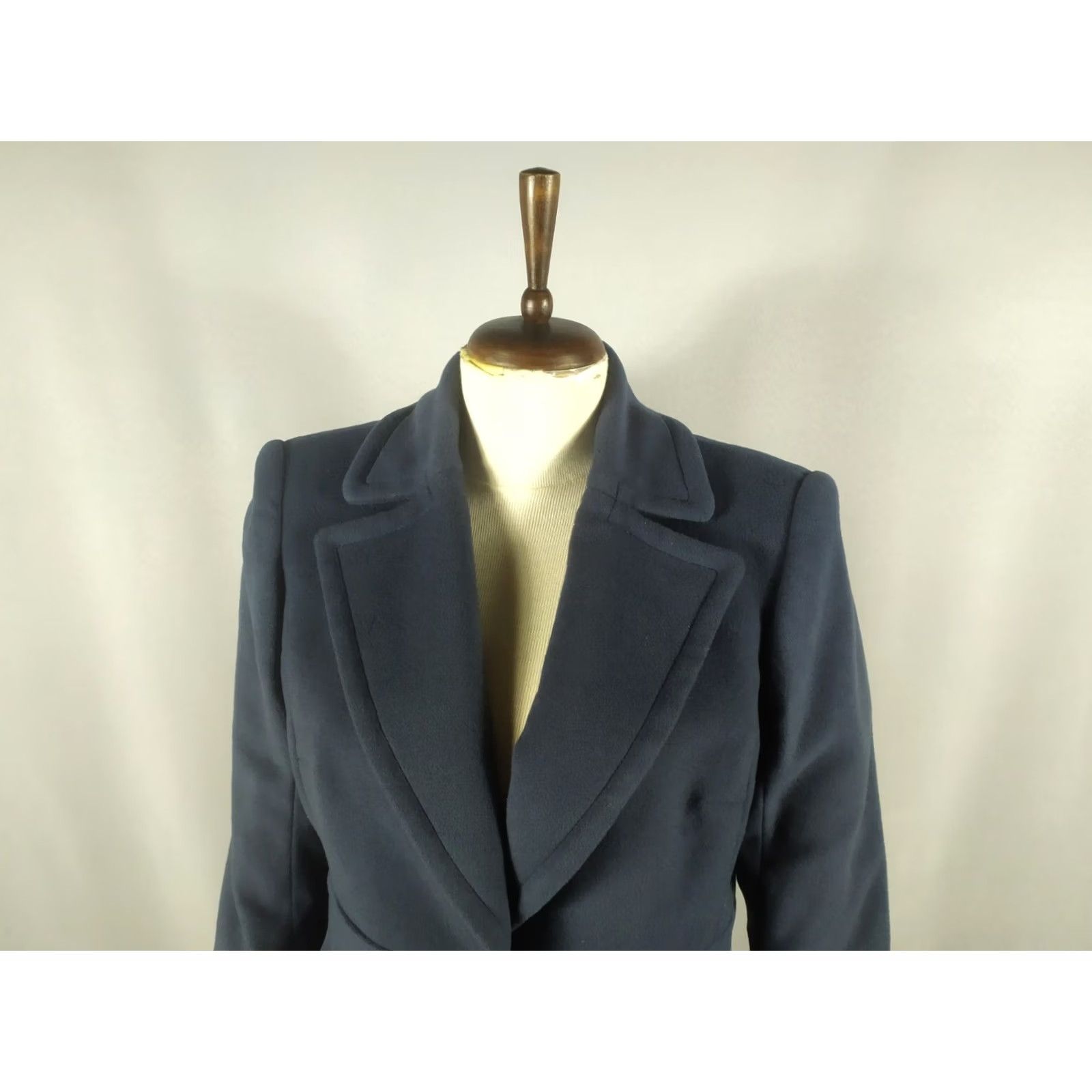 Just Cavalli Just Cavalli Coat Size 46 Blue Wool Cashmere Size L / US 10 / IT 46 - 5 Thumbnail