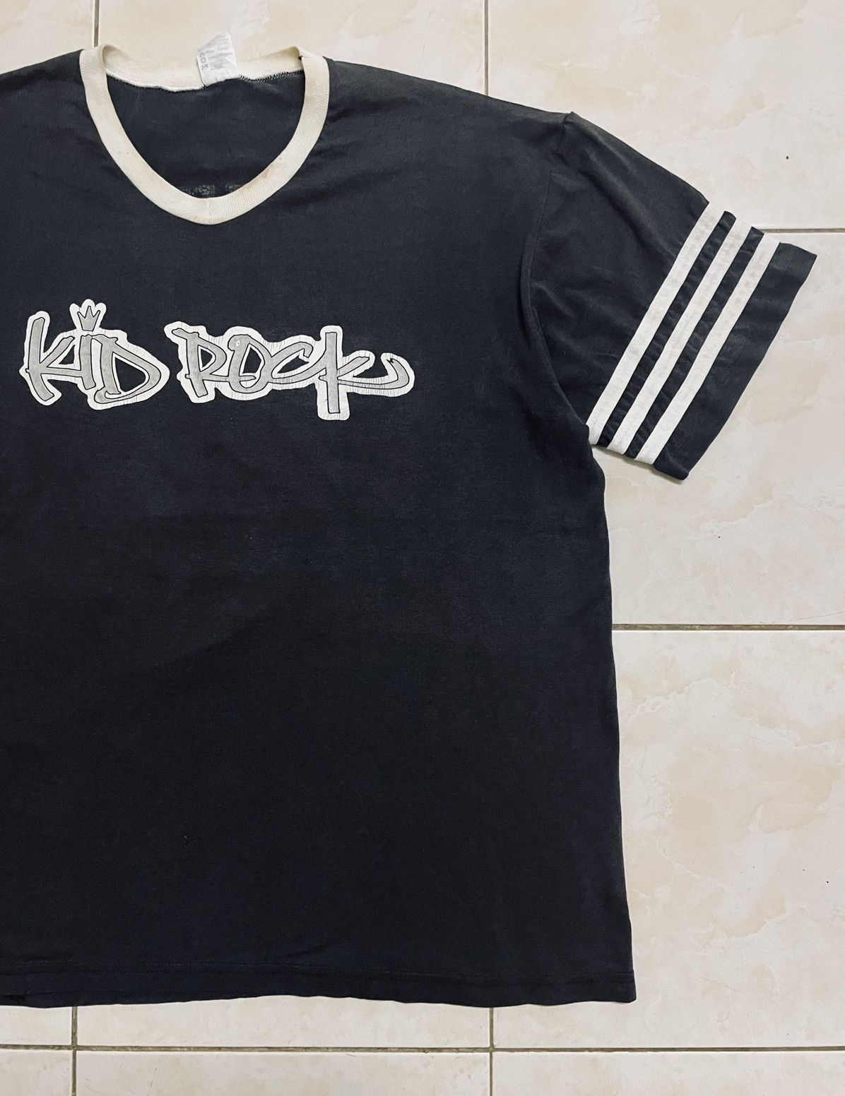 Band Tees VINTAGE KID ROCK B-NECK AN AMERICAN PIMP 90s TEE Size US XL / EU 56 / 4 - 3 Thumbnail