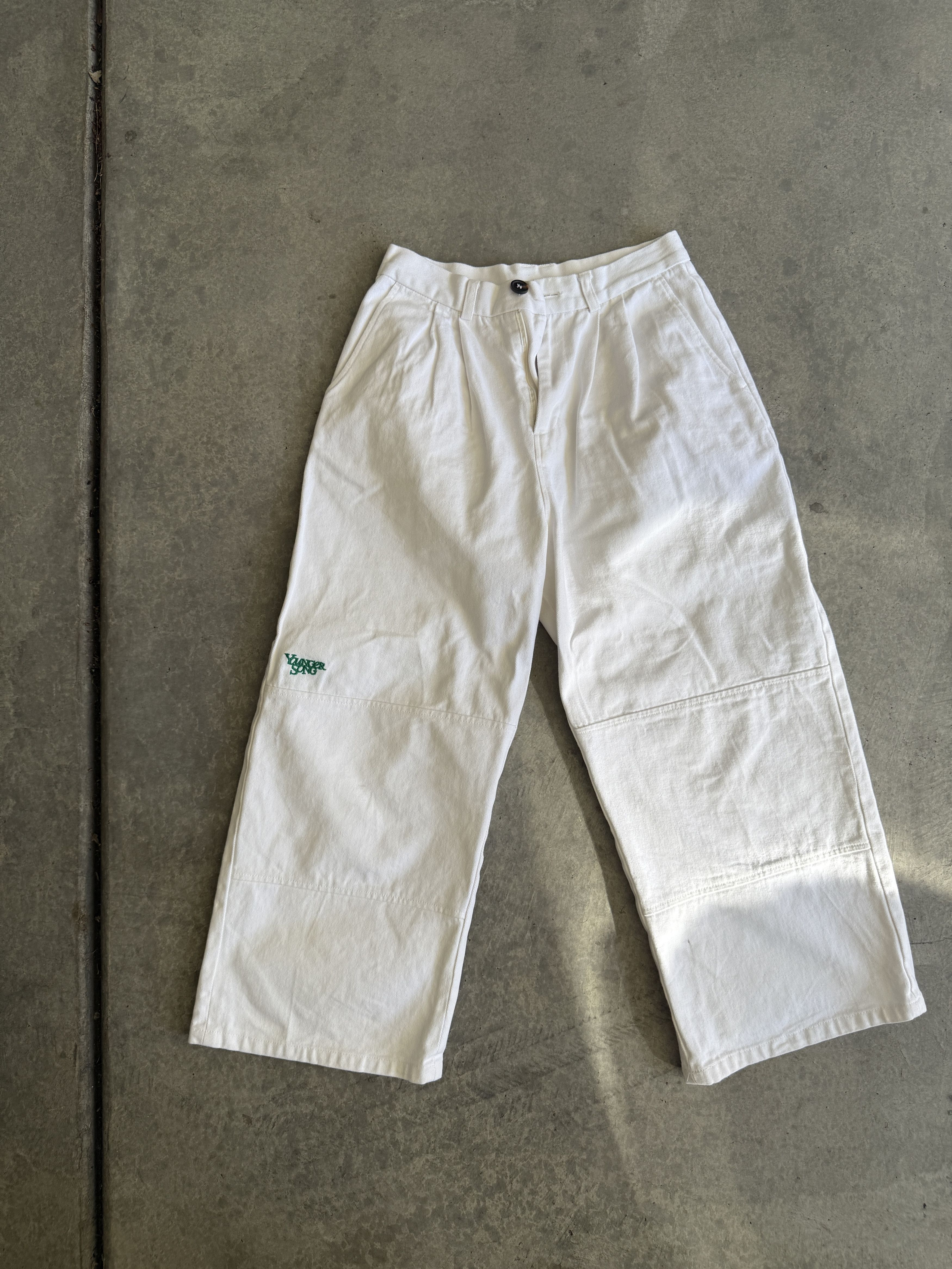 Other White Vintage Carpenter Pants Size 28" / US 6 / IT 42 - 1 Thumbnail