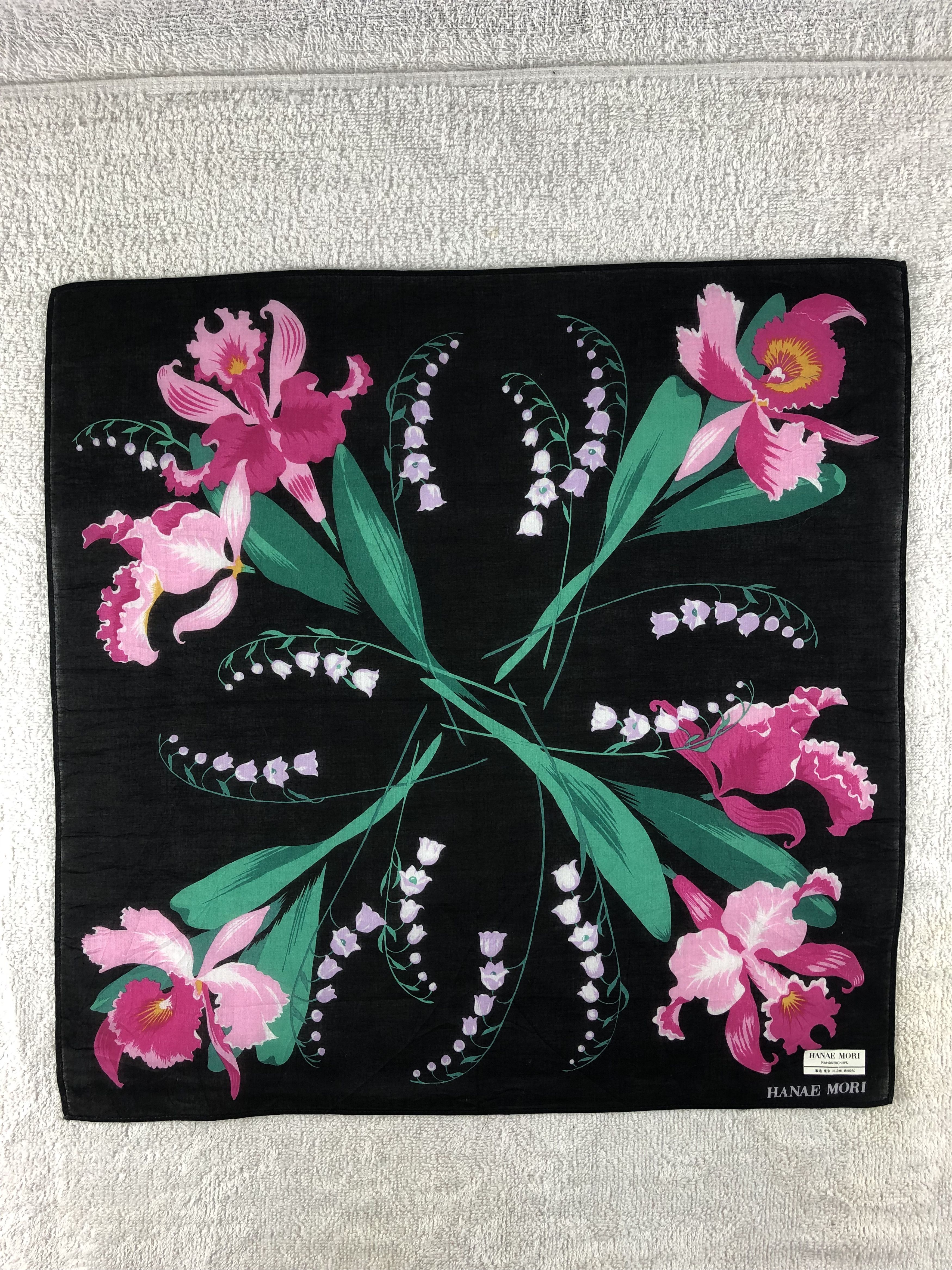 Hanae Mori × Japanese Brand × Vintage Hanae Mori Handkerchief / Bandana / Neckerchief Size ONE SIZE - 3 Thumbnail