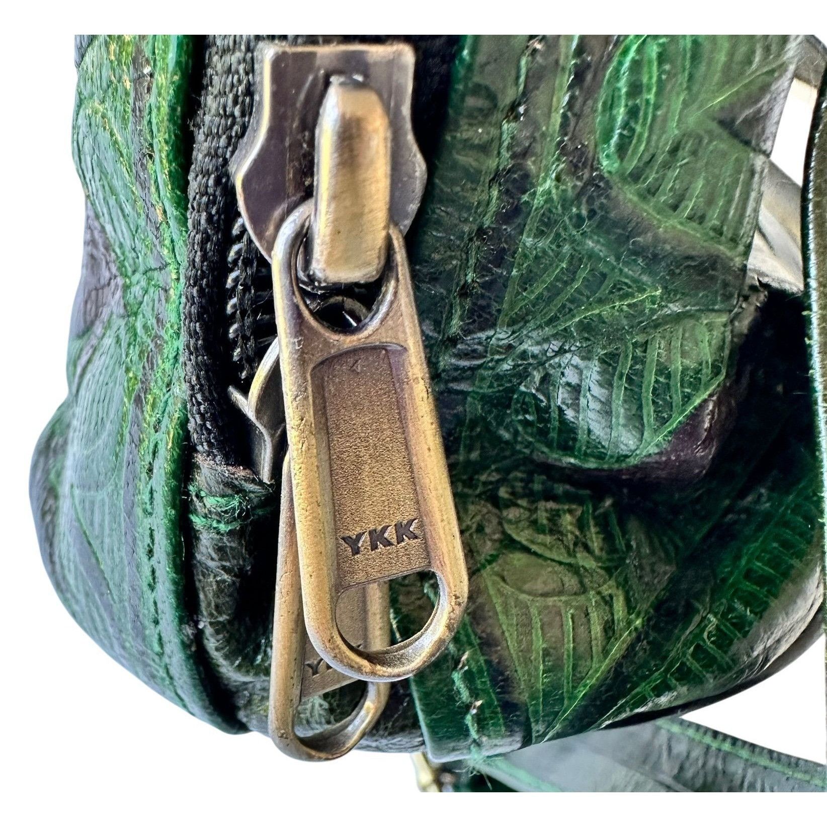 Other Shantiniketan Elephant Embossed Leather Backpack Handmade in Size ONE SIZE - 10 Thumbnail
