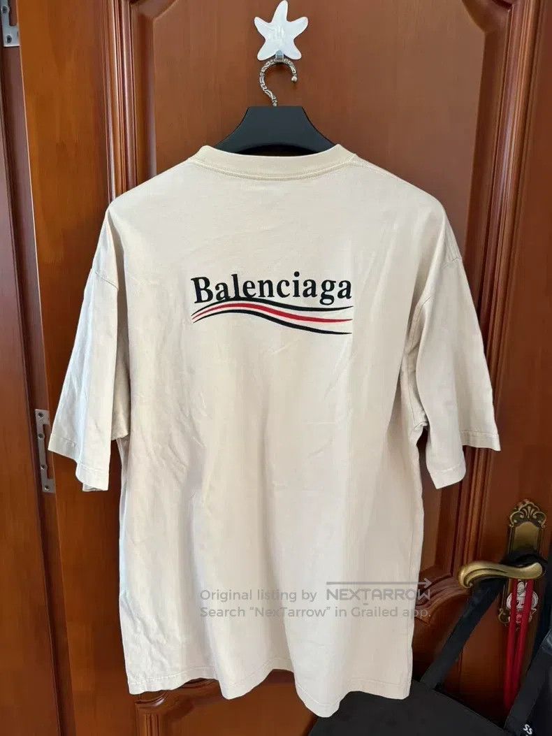 Balenciaga Balenciaga Coca-Cola Embroidered Short-Sleeve Light Pink Size US M / EU 48-50 / 2 - 2 Thumbnail