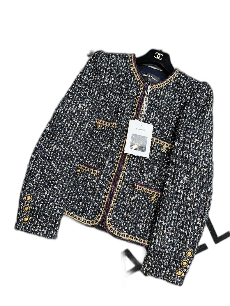 Chanel Chanel 21A Castle Series Black Jacket Size S / US 4 / IT 40 - 1 Thumbnail