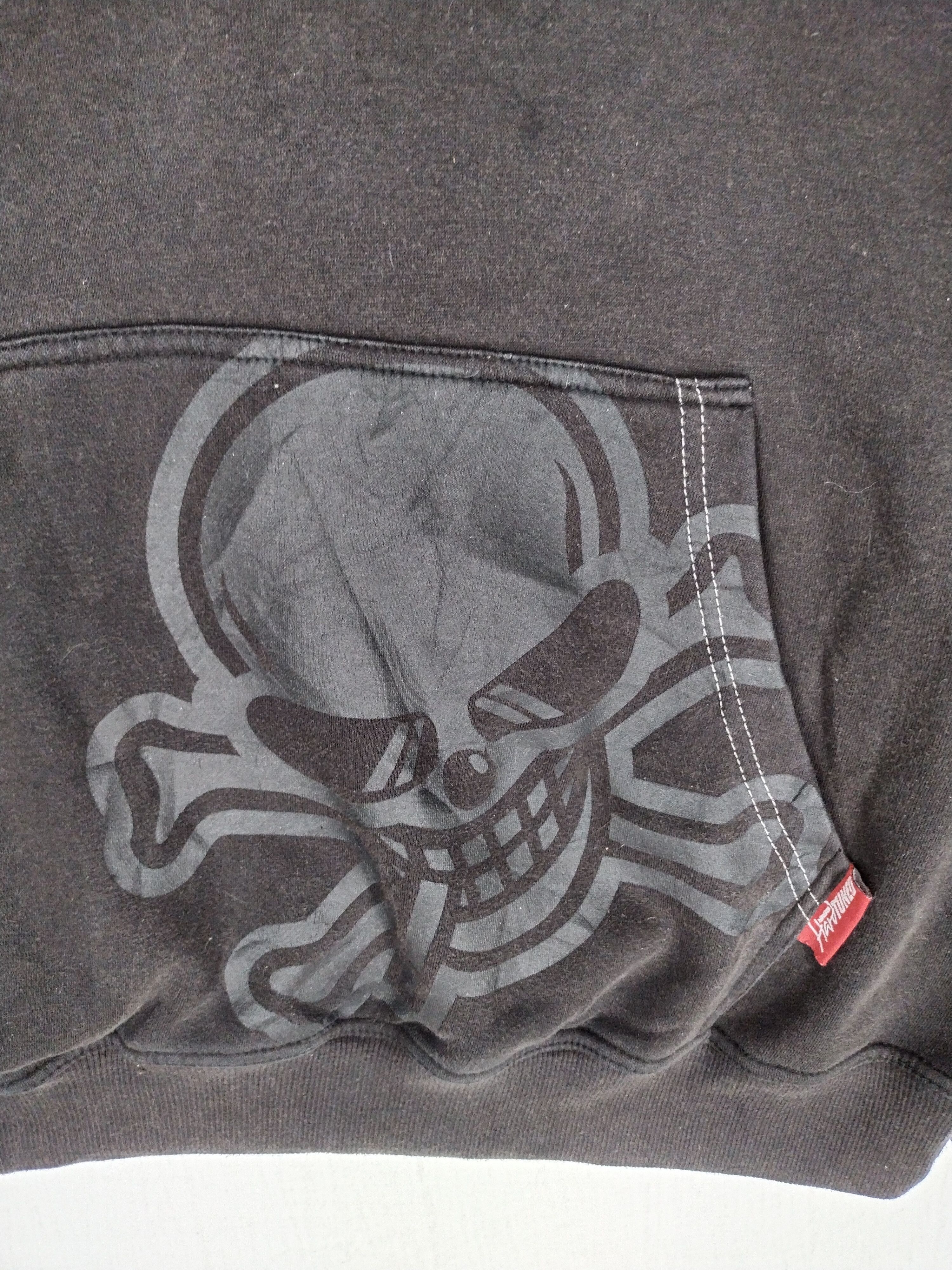 Japanese Brand 🔥 Vtg Origin Labo X Hardtuned Big Print Skull Hoodie Size US L / EU 52-54 / 3 - 10 Thumbnail