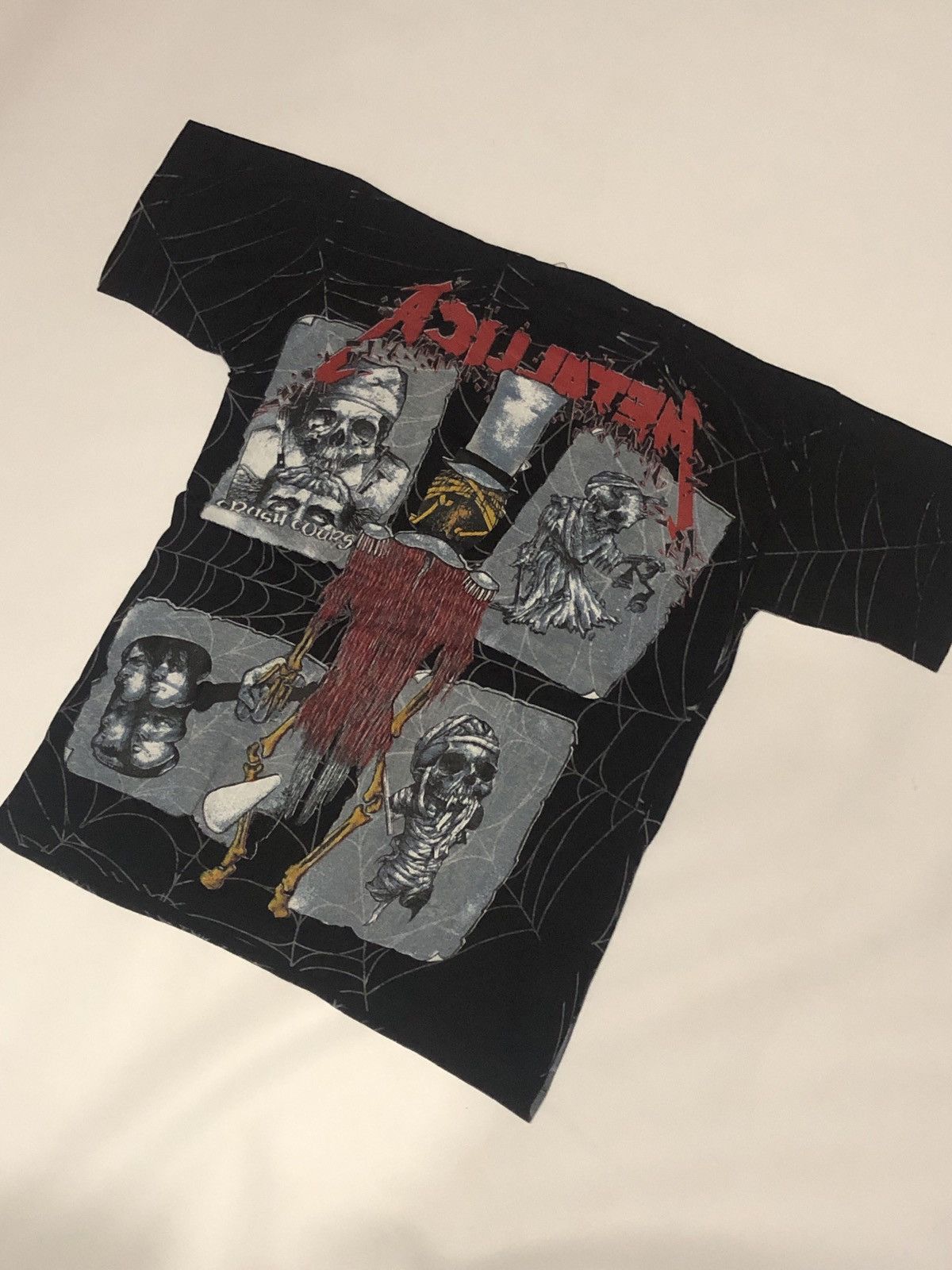 Band Tees Vintage Metallica Ringmaster Pushead OVP Tee T-shirt 1992 Size US M / EU 48-50 / 2 - 2 Thumbnail