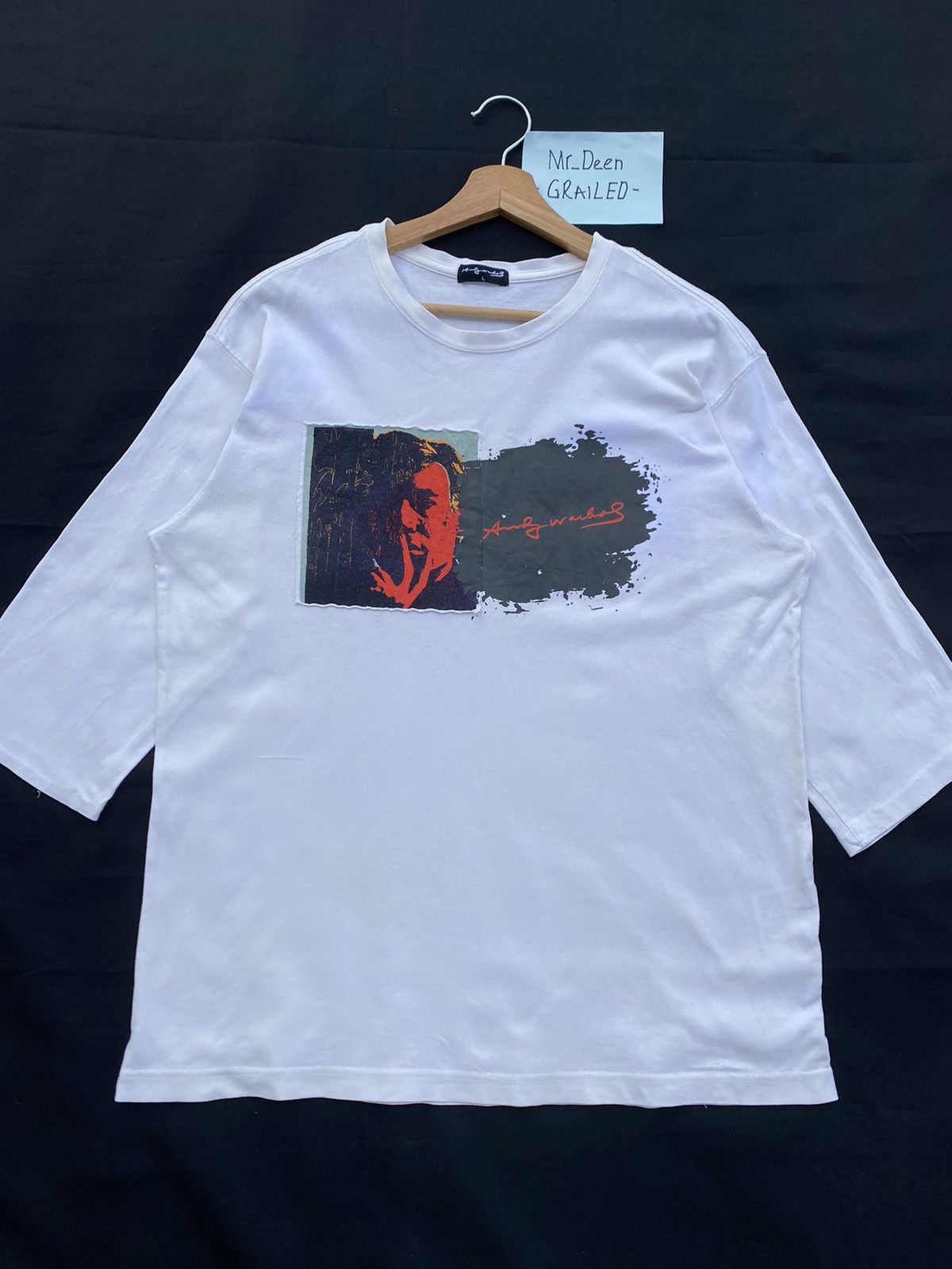 Andy Warhol Rare Vintage Andy Warhol 3/4 Sleeves Shirt Size US L / EU 52-54 / 3 - 2 Thumbnail