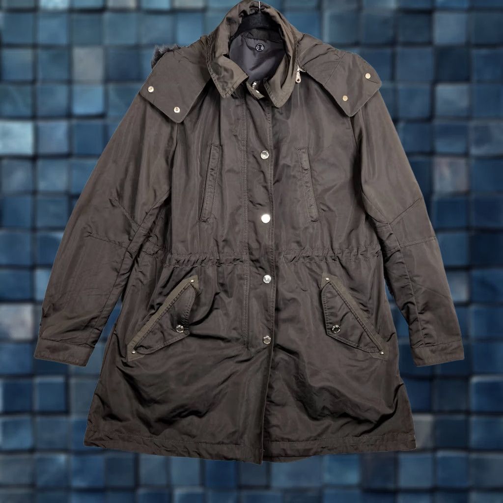 Massimo Dutti Massimo Dutti Jacket Women L Green Solid Polyester Lining All Seasons Casual Workwear 80s? Size L / US 10 / IT 46 - 1 Thumbnail
