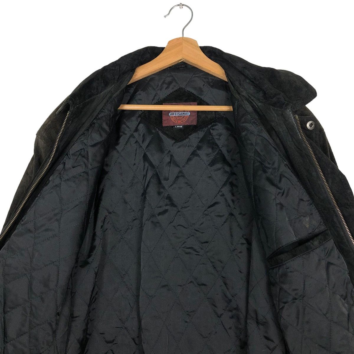 Japanese Brand 🔥VINTAGE LEATHER JACKET ARTISANAT JAPAN ISSEY MIYAKE Size US L / EU 52-54 / 3 - 14 Thumbnail