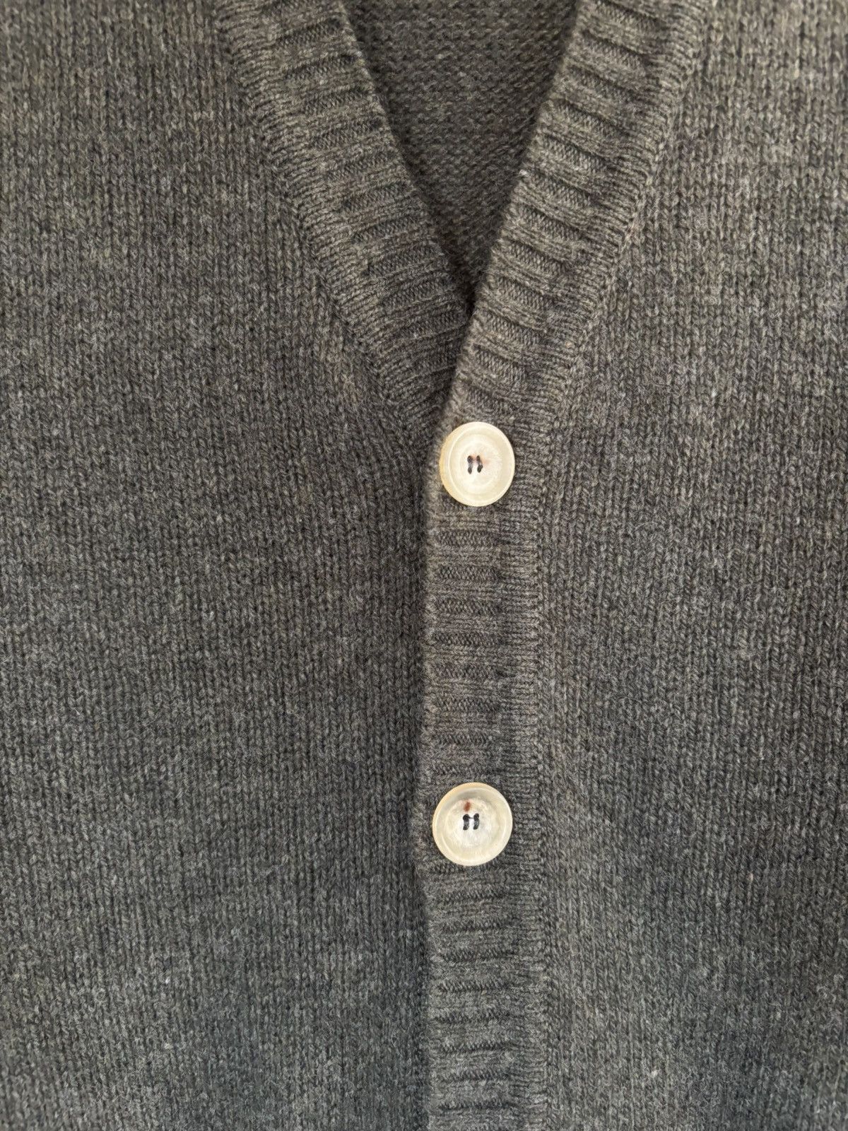 Drake's Lambswool Sleeveless Cardigan Size US L / EU 52-54 / 3 - 3 Thumbnail