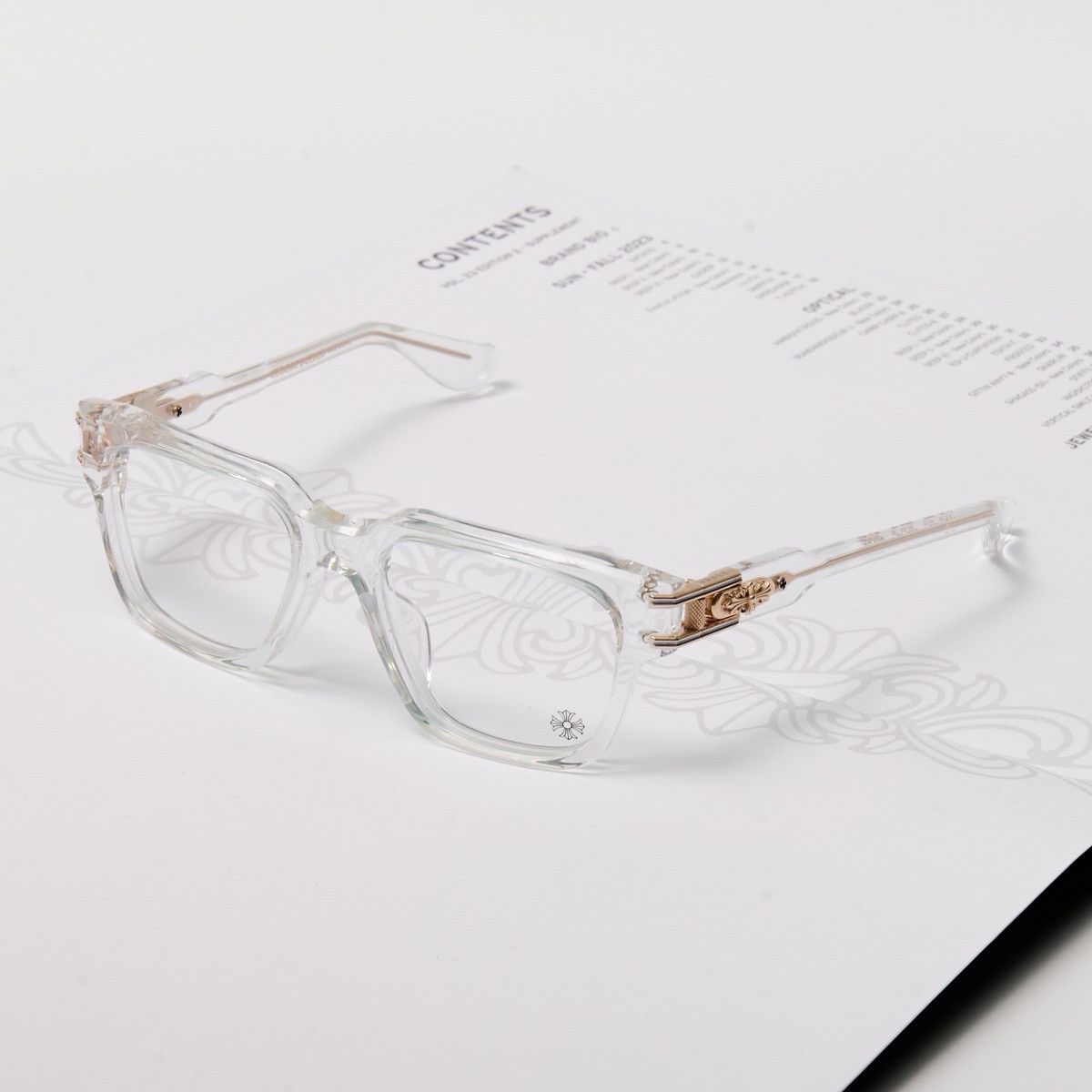 Chrome Hearts CHROME HEARTS BULGE CRYSTAL SUNGLASSES Size ONE SIZE - 2 Thumbnail