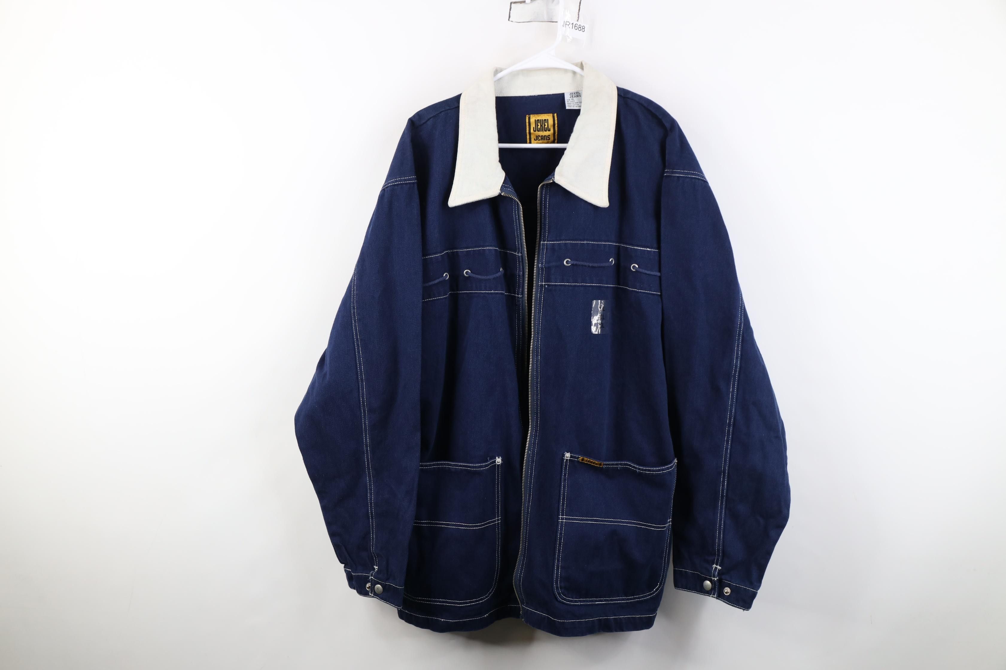Vintage AS IS Deadstock Vintage 90s Streetwear Chore Barn Jacket Size US XL / EU 56 / 4 - 1 Thumbnail