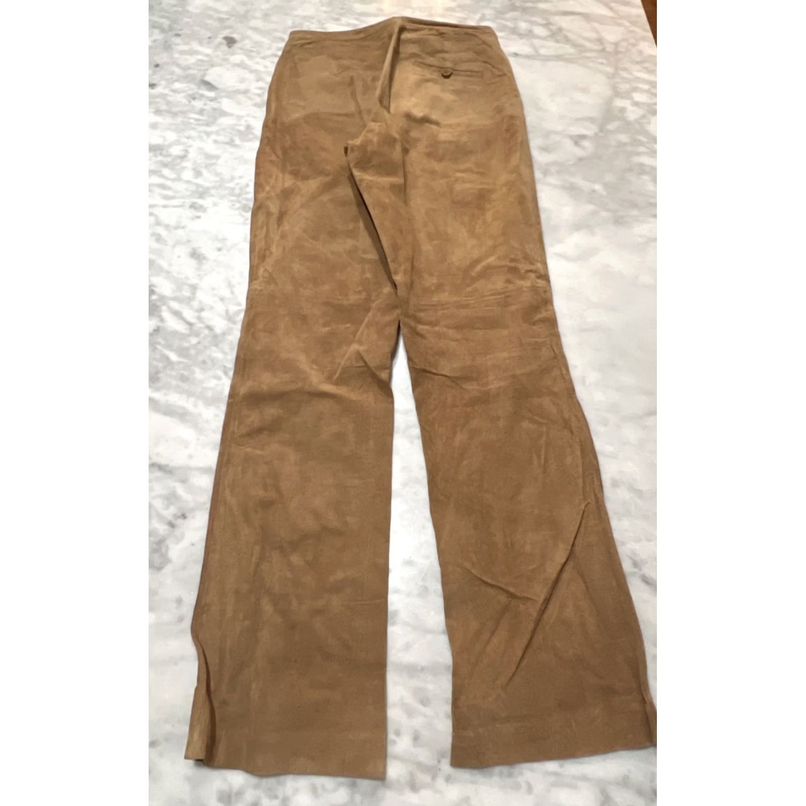Vintage VINTAGE Newport News Leather Pants Women’s Size 8 Brown Lined Dress Pants Straight 30 In Inseam Mens? Size 30" / US 8 / IT 44 - 5 Thumbnail