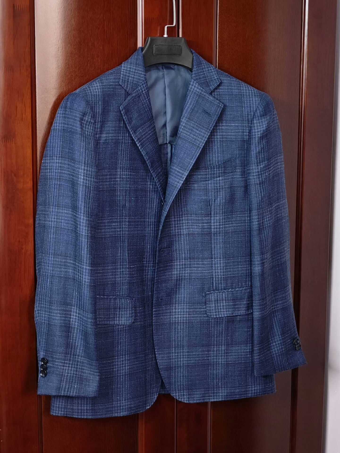 Loro Piana Loro Piana Custom Suit Blue Checked Size US S / EU 44-46 / 1 - 1 Thumbnail