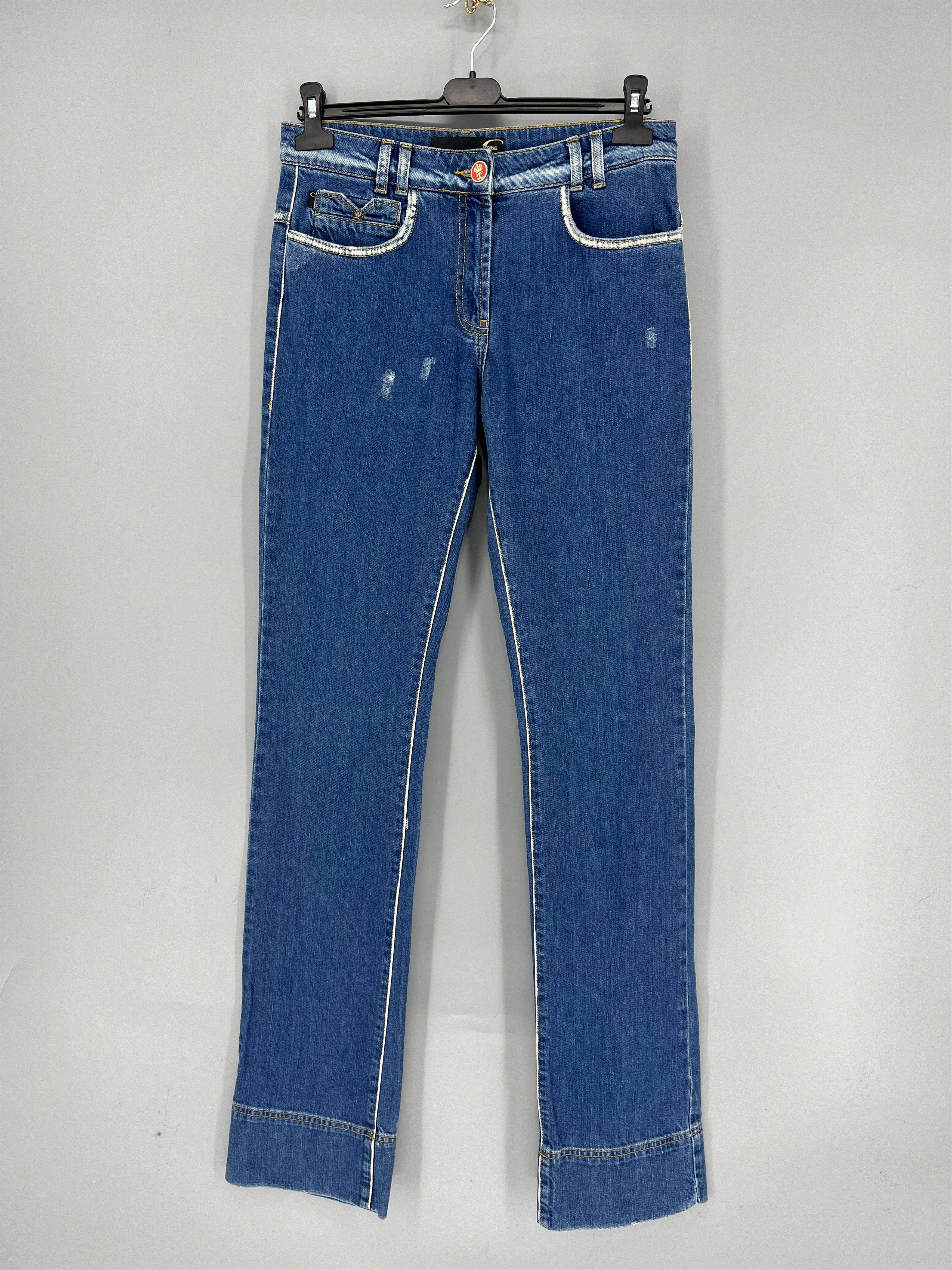 Just Cavalli Vintage JUST CAVALLI Luxury Retro Denim long jeans 29*43 Size US 29 - 1 Thumbnail