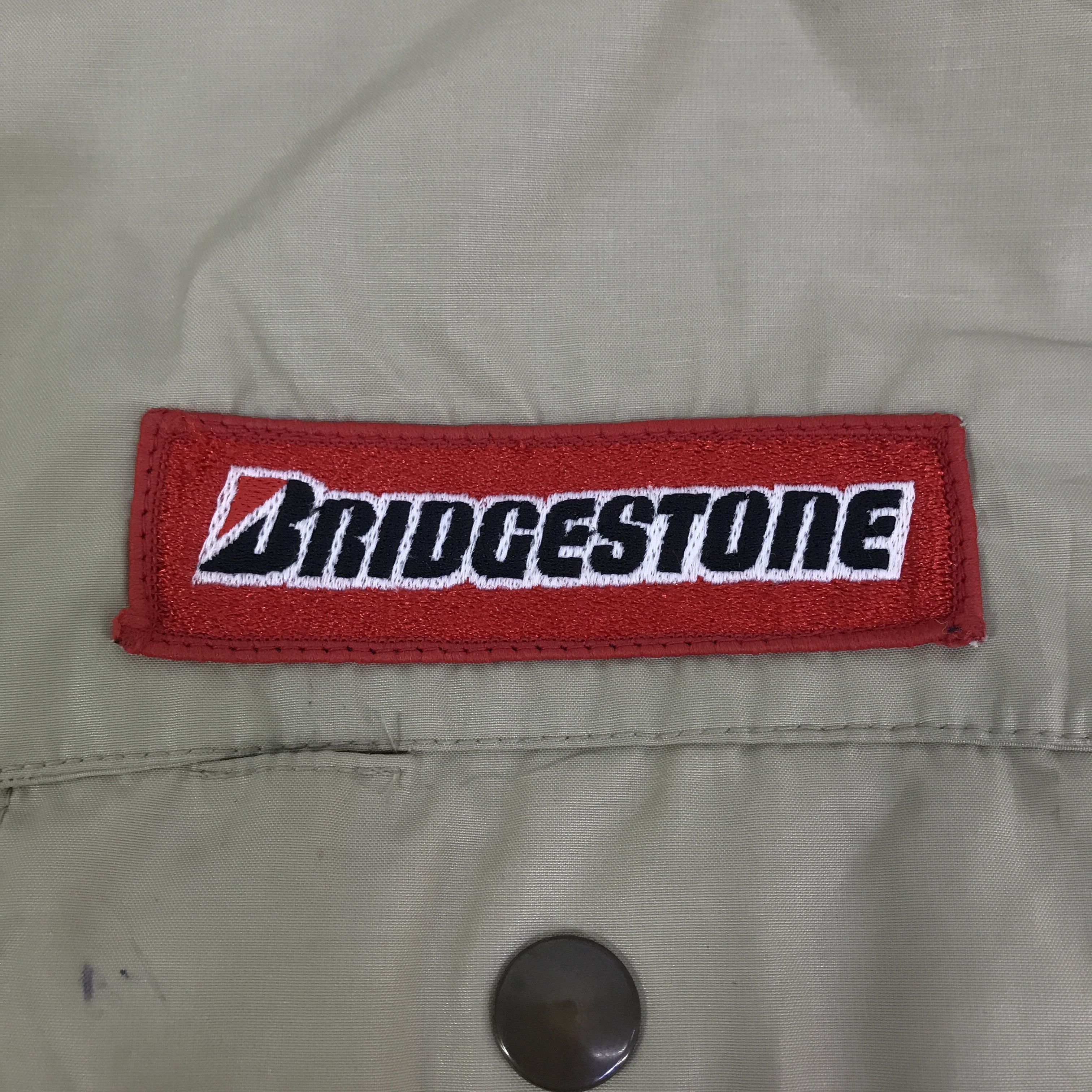 Japanese Brand Vtg Bridgestone Racing Bomber Jacket K128B1 Size US L / EU 52-54 / 3 - 15 Thumbnail