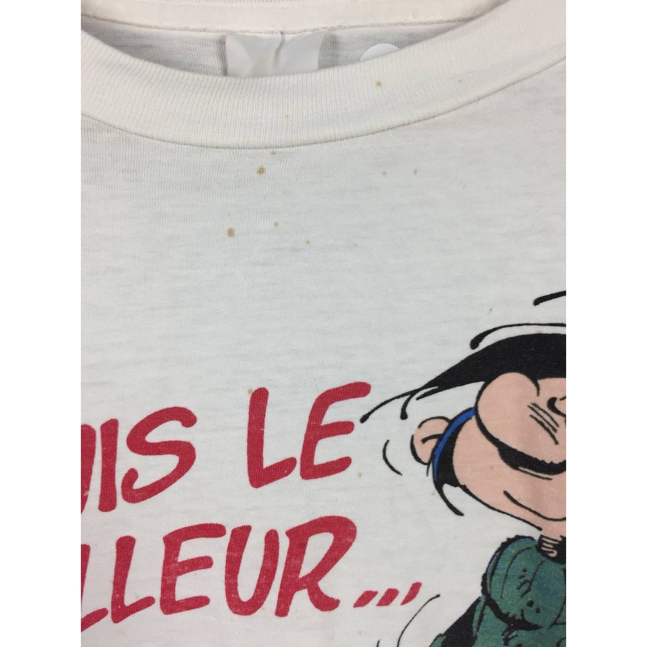Cartoon Network × Vintage Vtg 90s Gaston Lagaffe Humor Comic Cartoon Single Stitch Tee Size US XL / EU 56 / 4 - 4 Thumbnail