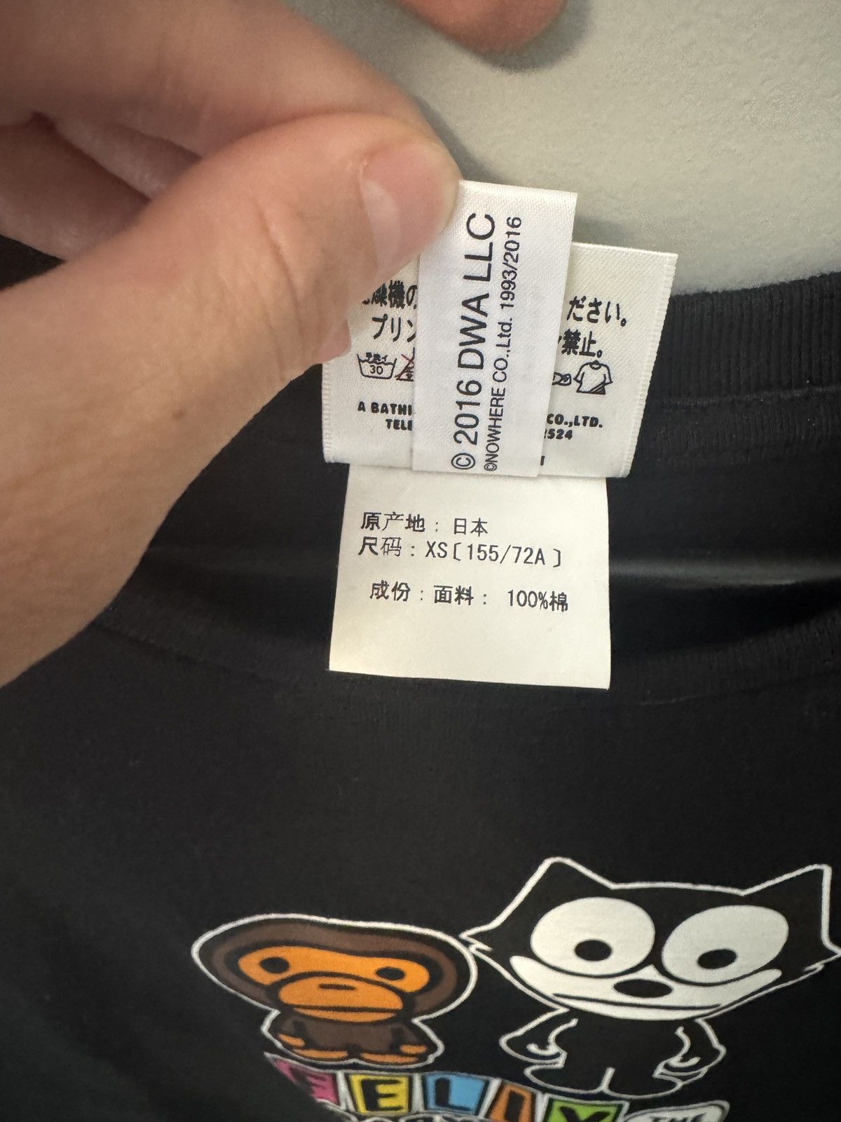 Bape Bape X Felix the Cat collab ladies short sleeve Size XS / US 0-2 / IT 36-38 - 5 Thumbnail