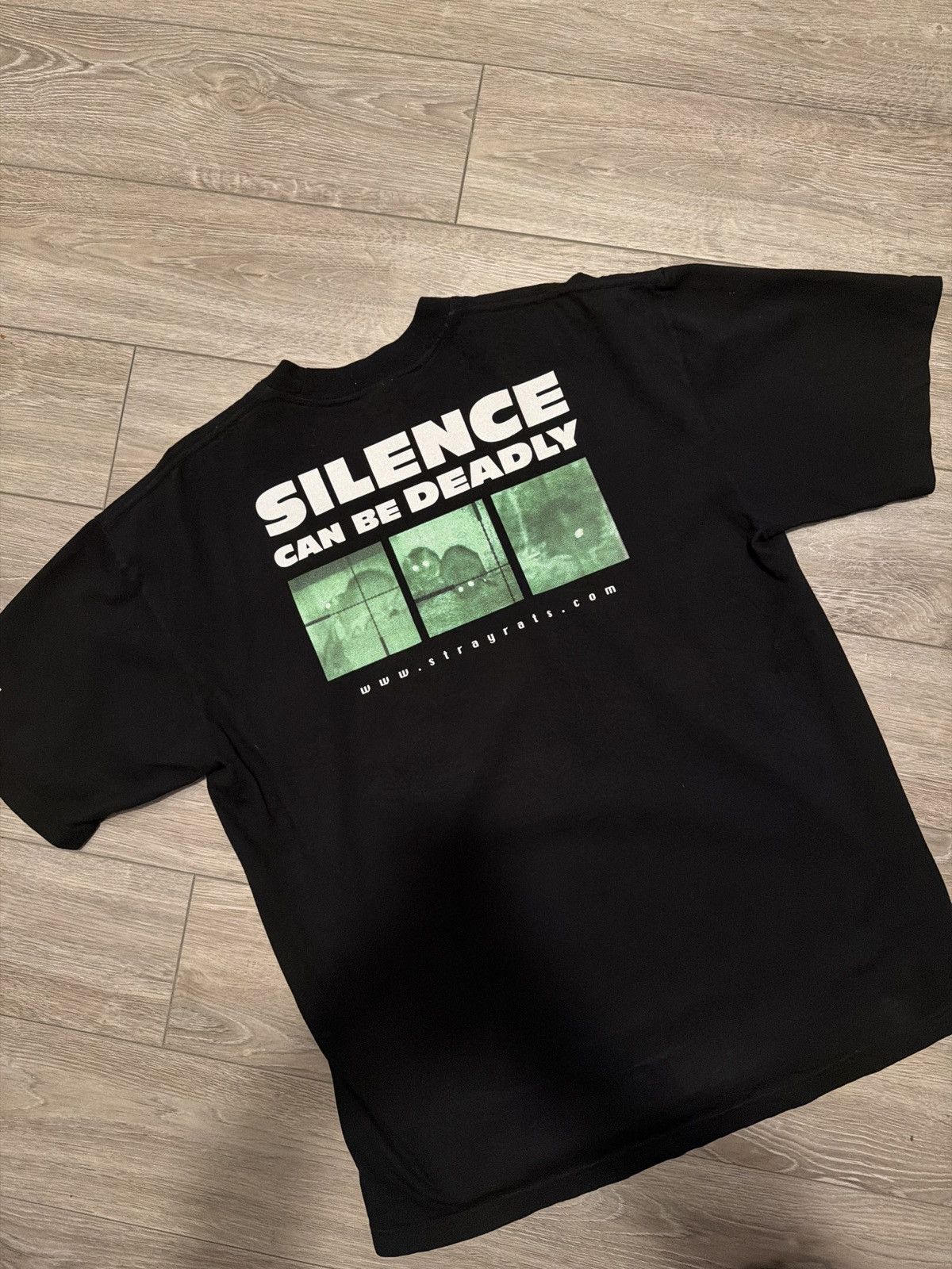 Stray Rats STRAY RATS silence can be deadly tee Size US L / EU 52-54 / 3 - 2 Thumbnail