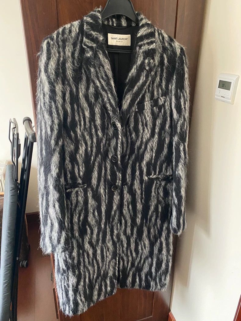 Saint Laurent Paris Saint Laurent Mohair Coat Size 46 Size US M / EU 48-50 / 2 - 1 Thumbnail