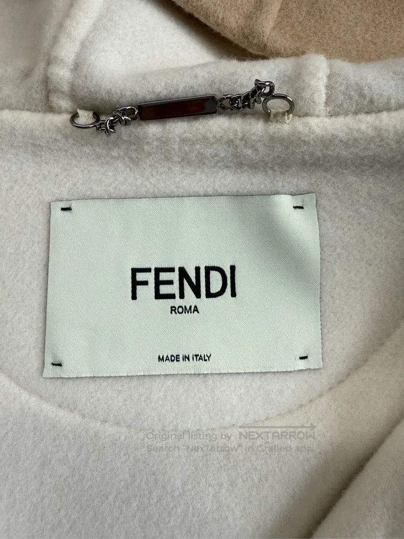 Fendi Fendi Camel Wool Double F Logo Coat. Size US M / EU 48-50 / 2 - 3 Thumbnail