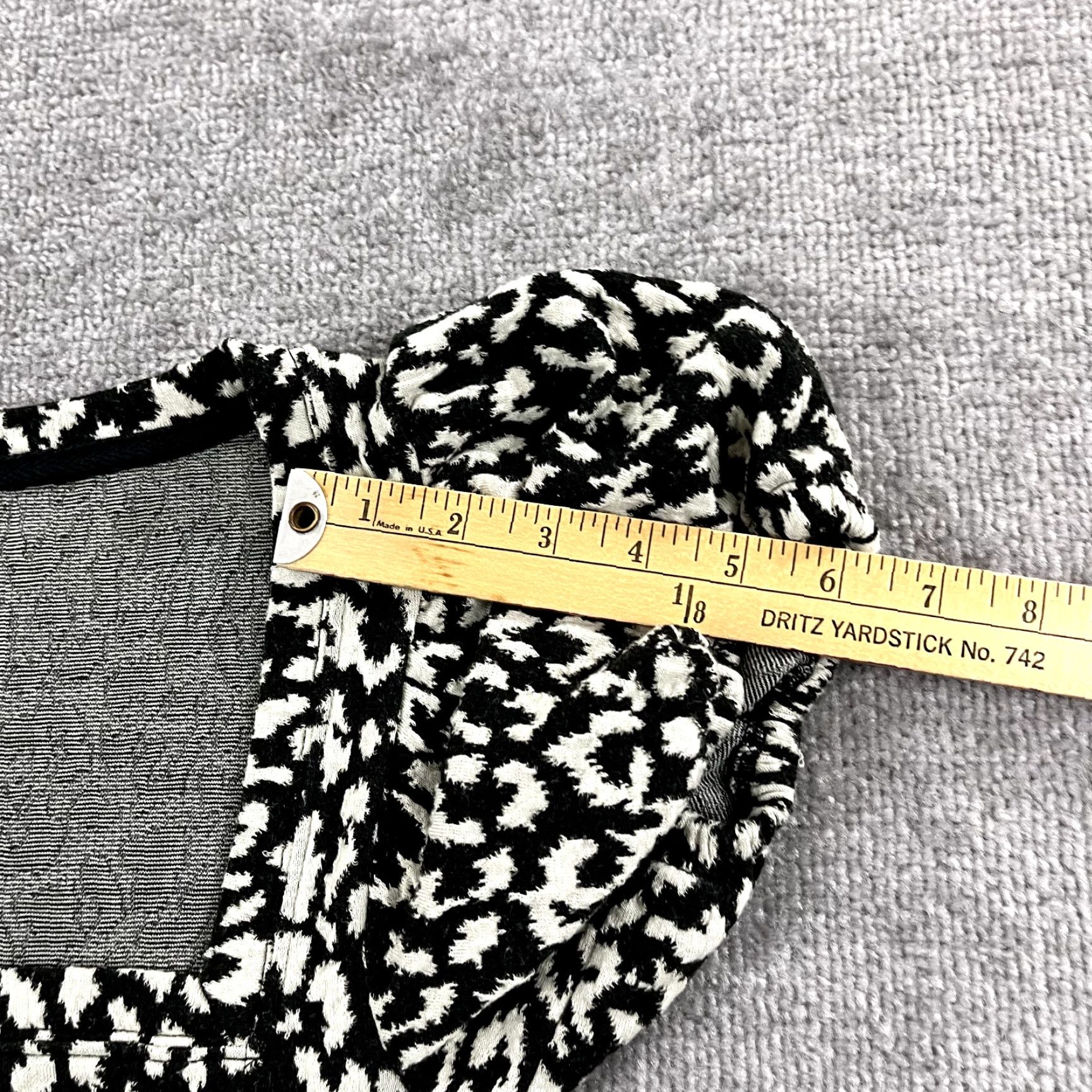 Free People FREE PEOPLE Top Womens Small Tan Black Leopard Print No Type Square Puff Blouse Size S / US 4 / IT 40 - 7 Thumbnail