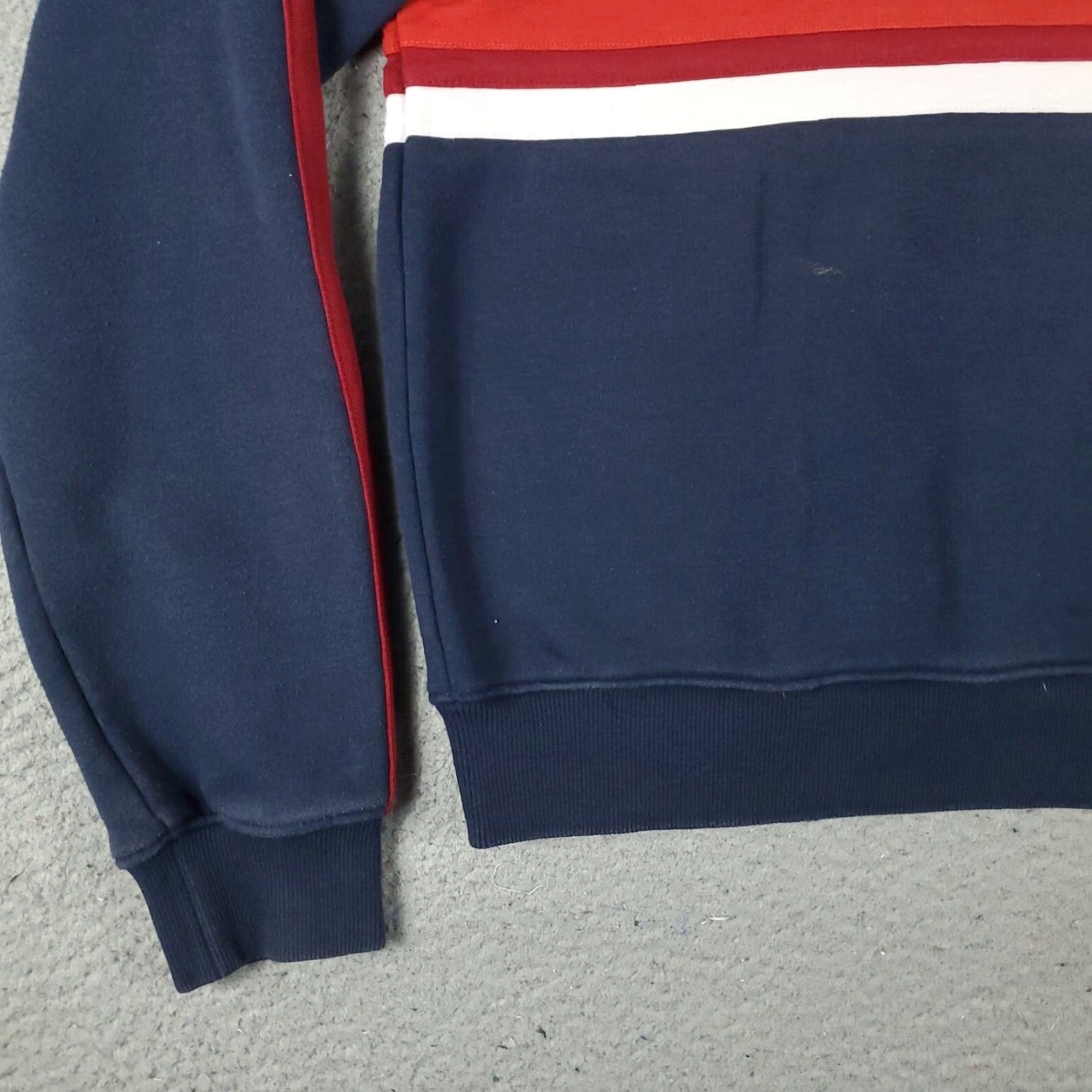 Tommy Hilfiger Tommy Hilfiger Sweater Womens Medium Blue 1/4 Zip Pullover Size M / US 6-8 / IT 42-44 - 3 Thumbnail