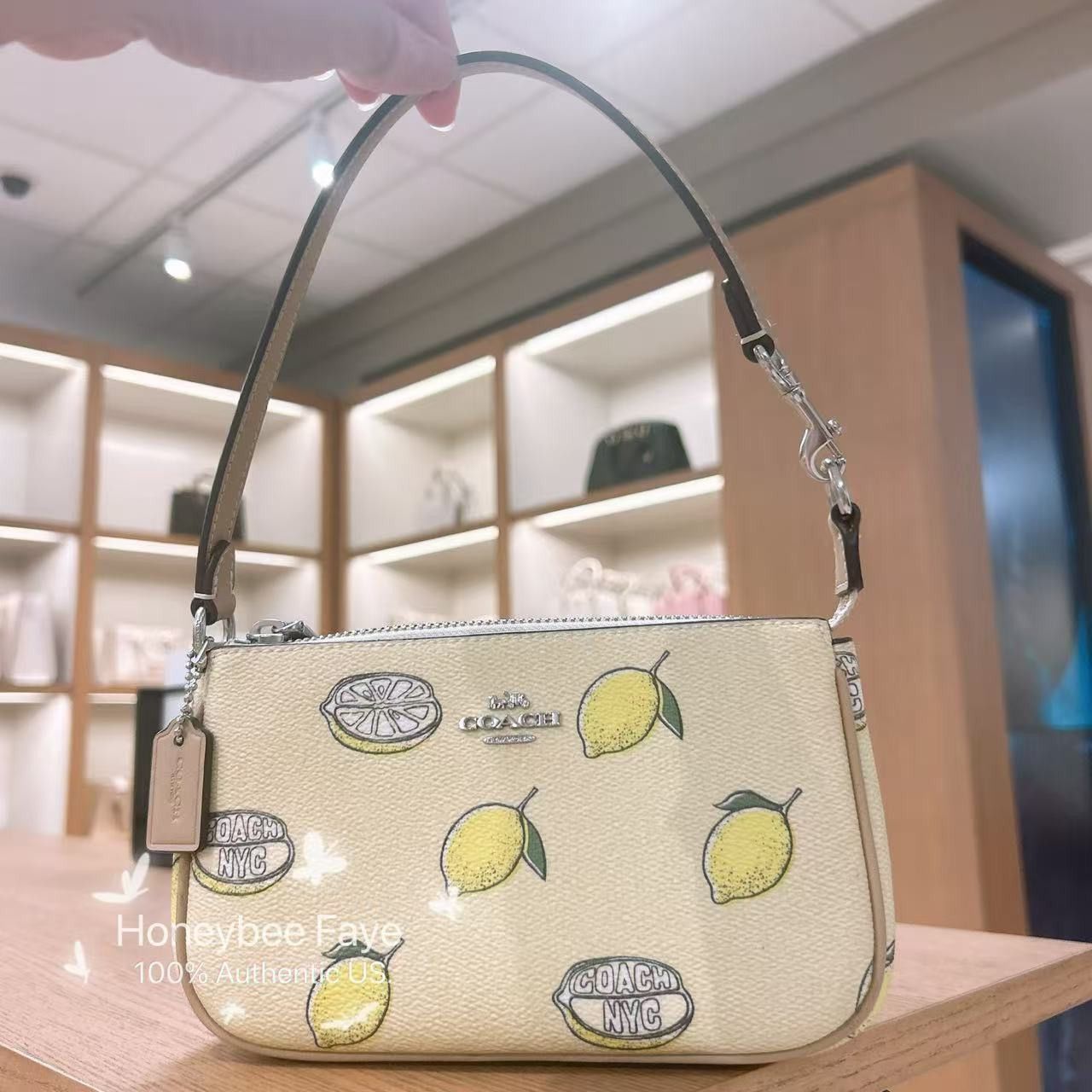 Coach NWT Coach Nolita 19 With Lemon Print CAL26 Size ONE SIZE - 2 Thumbnail