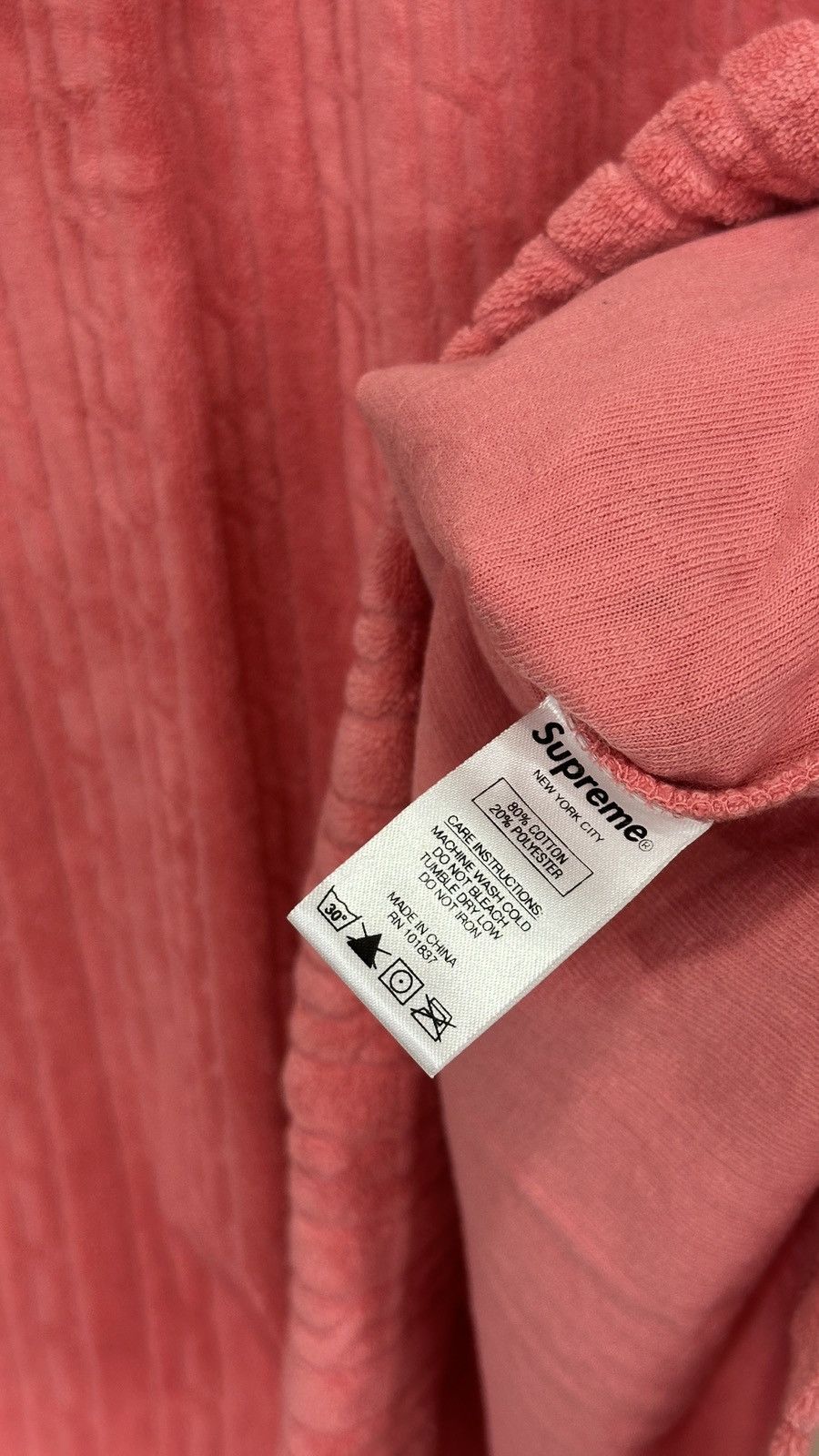 Supreme Supreme Cable Knit Terry Polo Size Medium Size US M / EU 48-50 / 2 - 5 Thumbnail