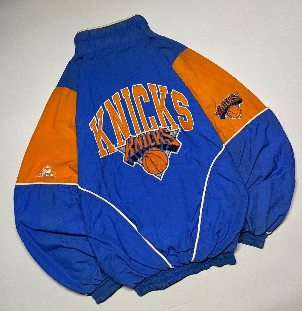 Apex One × NBA Knicks By Apex One NBA Basketball Vintage Windbreaker Jacket Size US L / EU 52-54 / 3 - 3 Thumbnail