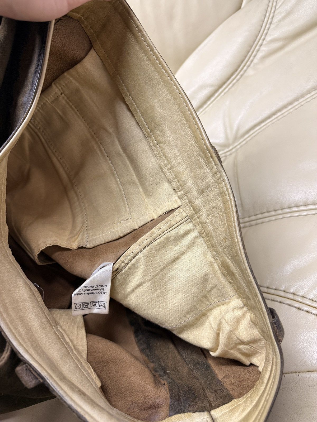 Genuine Leather Vintage Maddox Country Leather Cargo shorts Suede Size US 34 / EU 50 - 15 Thumbnail