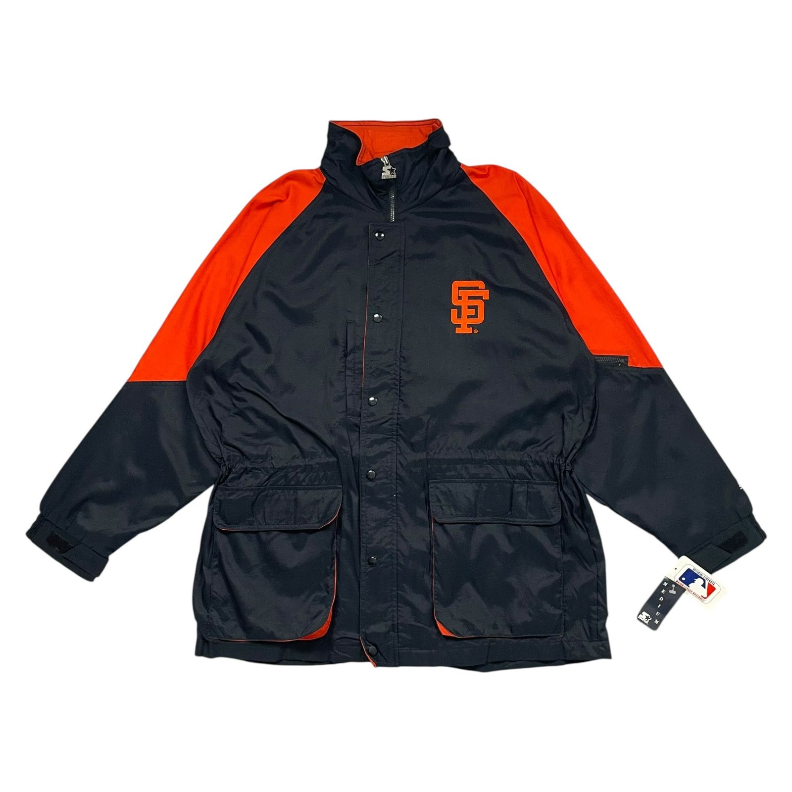 MLB DEADSTOCK VTG 90s SAN FRANCISCO GIANTS STARTER JACKET SIZE M Size US M / EU 48-50 / 2 - 2 Thumbnail