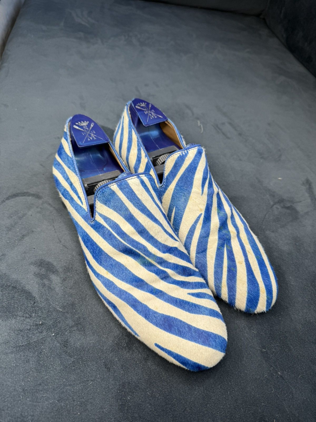 Jimmy Choo Jimmy Choo Zebra Loafers UK 9 Size US 9 / EU 42 - 1 Thumbnail