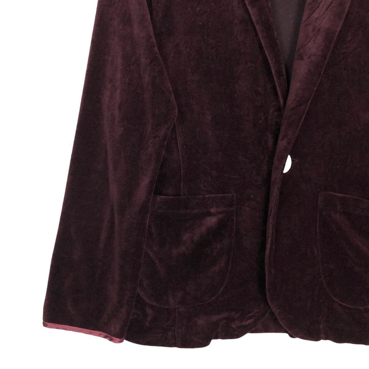 Issey Miyake 🔥Velvet Jacket Issey Miyake Sunaokuwahara Japan Made Size US M / EU 48-50 / 2 - 4 Thumbnail