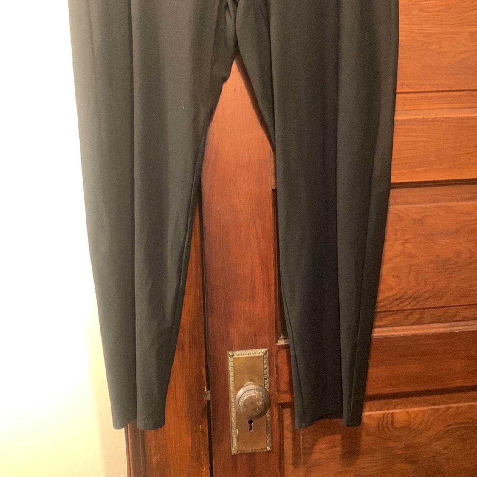 Eileen Fisher Eileen Fisher black crepe stretch pullon pants Size 36" / US 14 / IT 50 - 3 Thumbnail