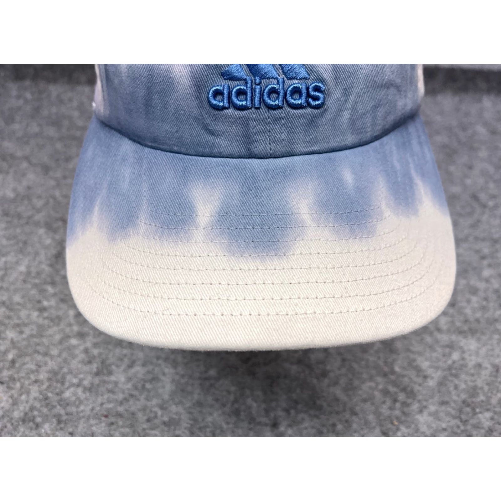 Adidas Adidas Hat Cap Strap Back Adult One Size Blue Purple White Tie Dye 100% Cotton Size ONE SIZE - 3 Thumbnail