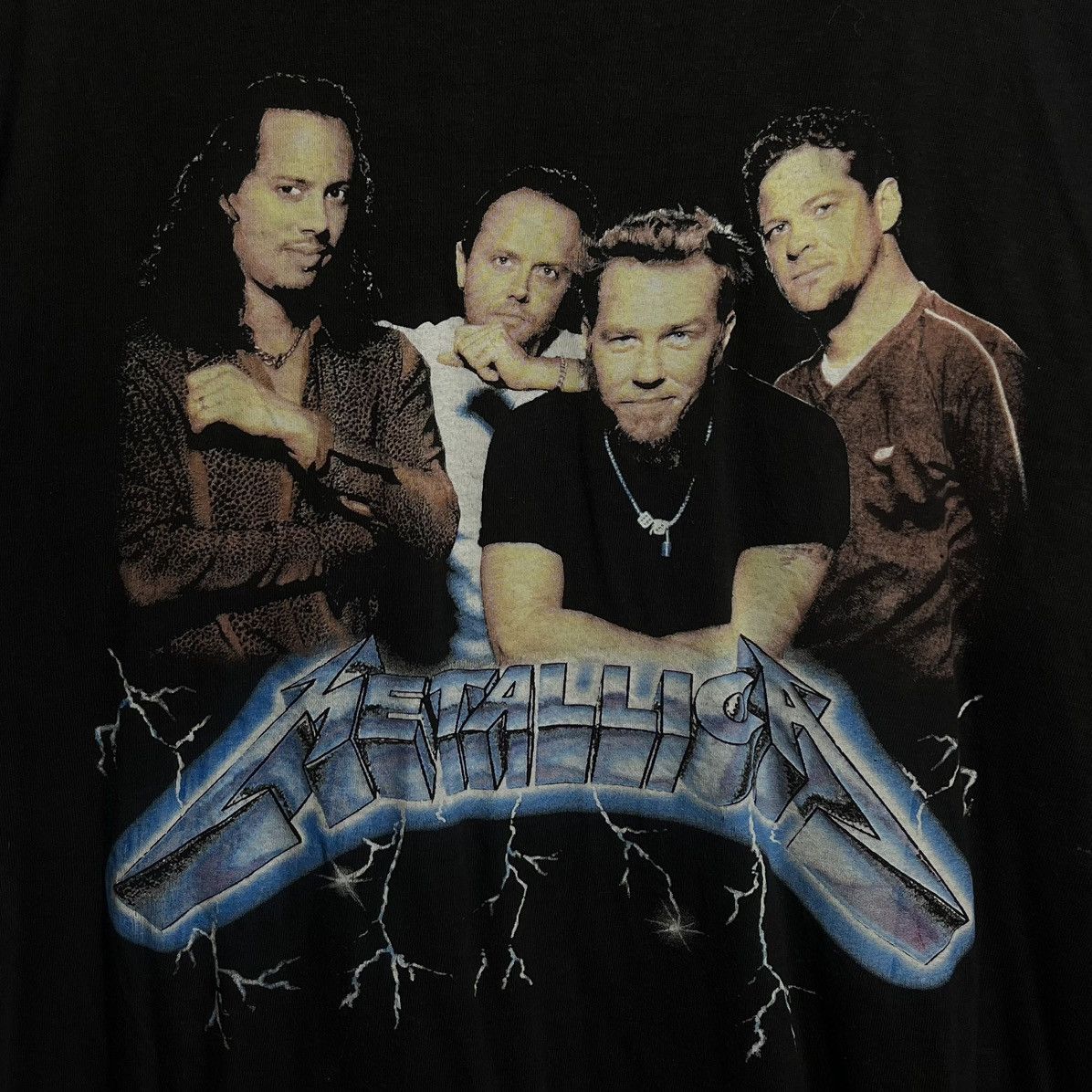 Band Tees × Metallica × Vintage Metallica 00s Vintage Metal Rock Band Artists Print Tshirt Size US XL / EU 56 / 4 - 5 Thumbnail