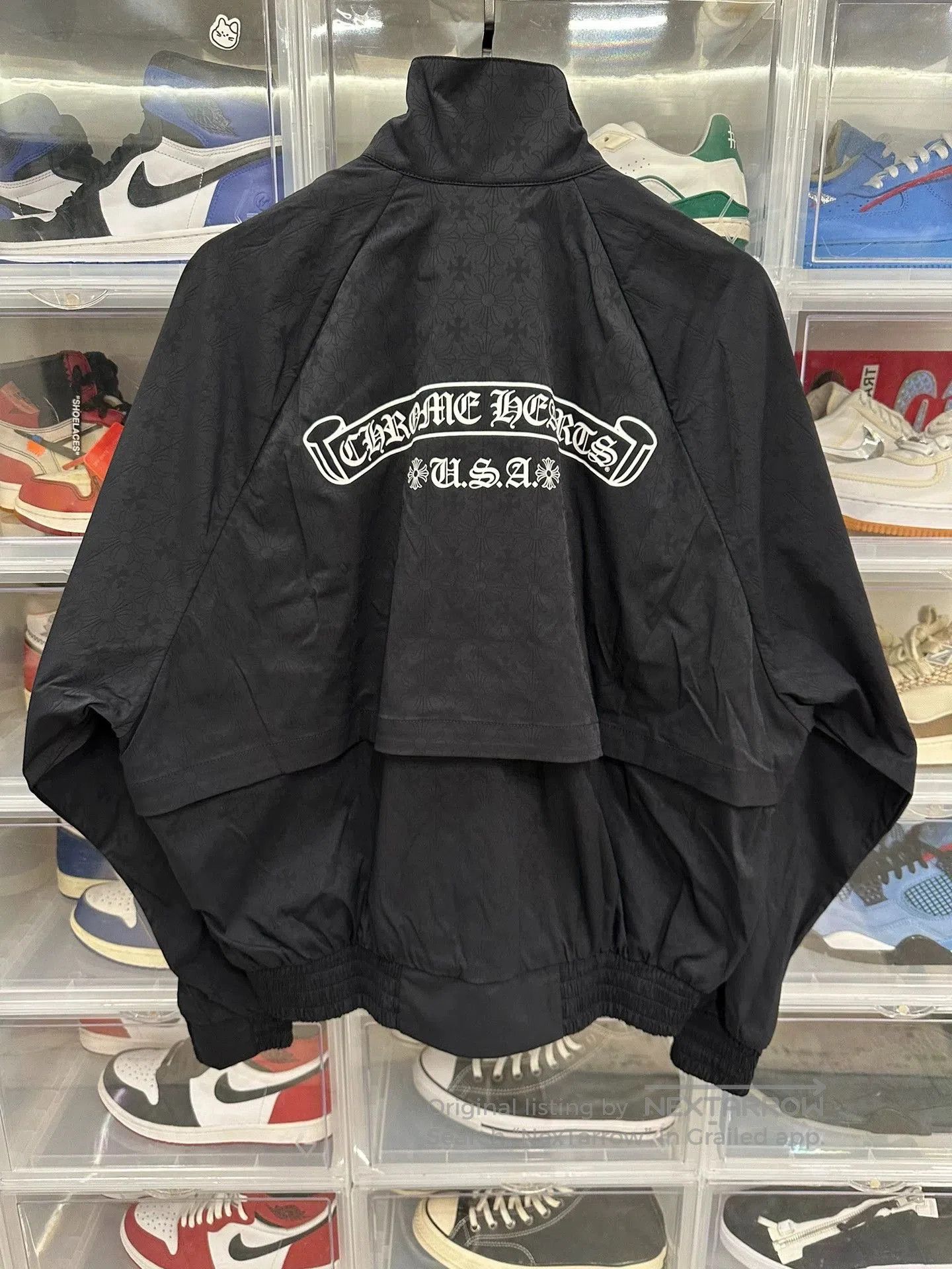 Chrome Hearts black chrome hearts nylon windbreaker jacket. Size US L / EU 52-54 / 3 - 3 Thumbnail