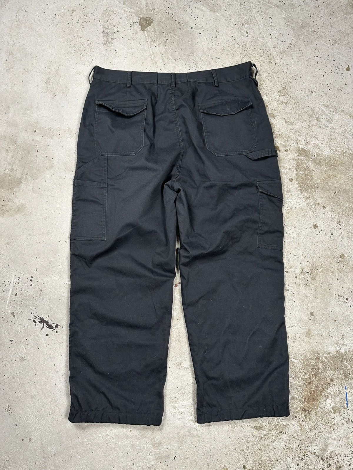 Dickies × Vintage Vintage Y2K Dickies Black Baggy Cargo Carpenter Pants Size US 36 / EU 52 - 2 Thumbnail