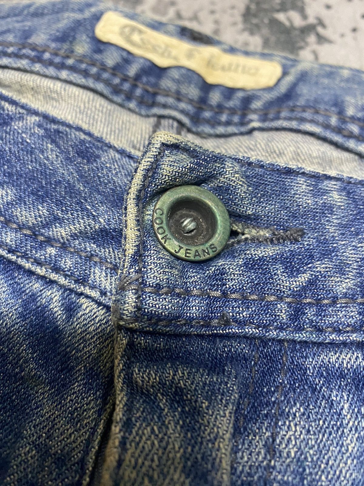 Japanese Brand Japanese Brand Cook Jeans Distressed Denim Jeans Size US 34 / EU 50 - 11 Thumbnail
