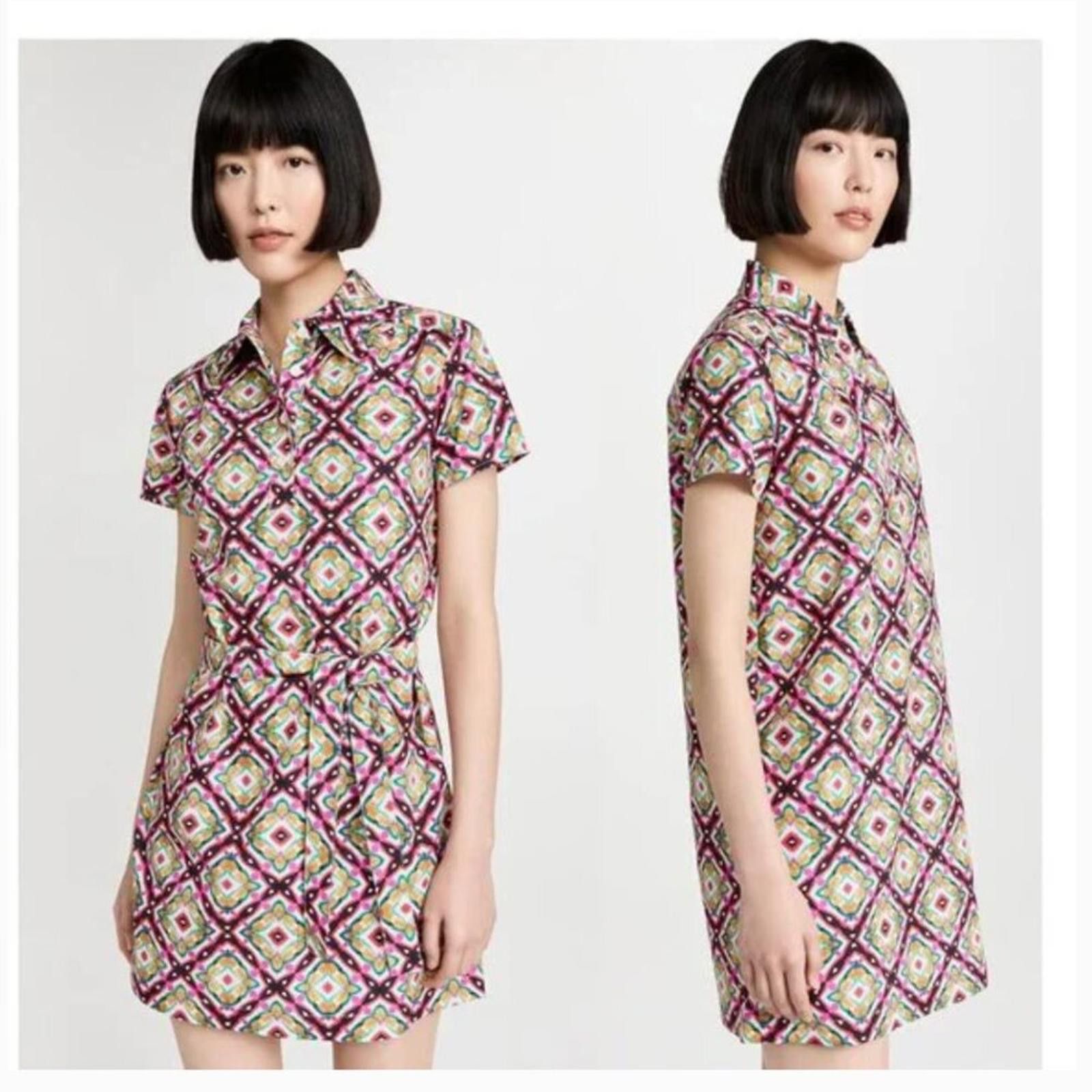 A.P.C. A.P.C. Geometric Cotton Prudence Shirt Mini Dress FR 36/US S Size S / US 4 / IT 40 - 5 Thumbnail