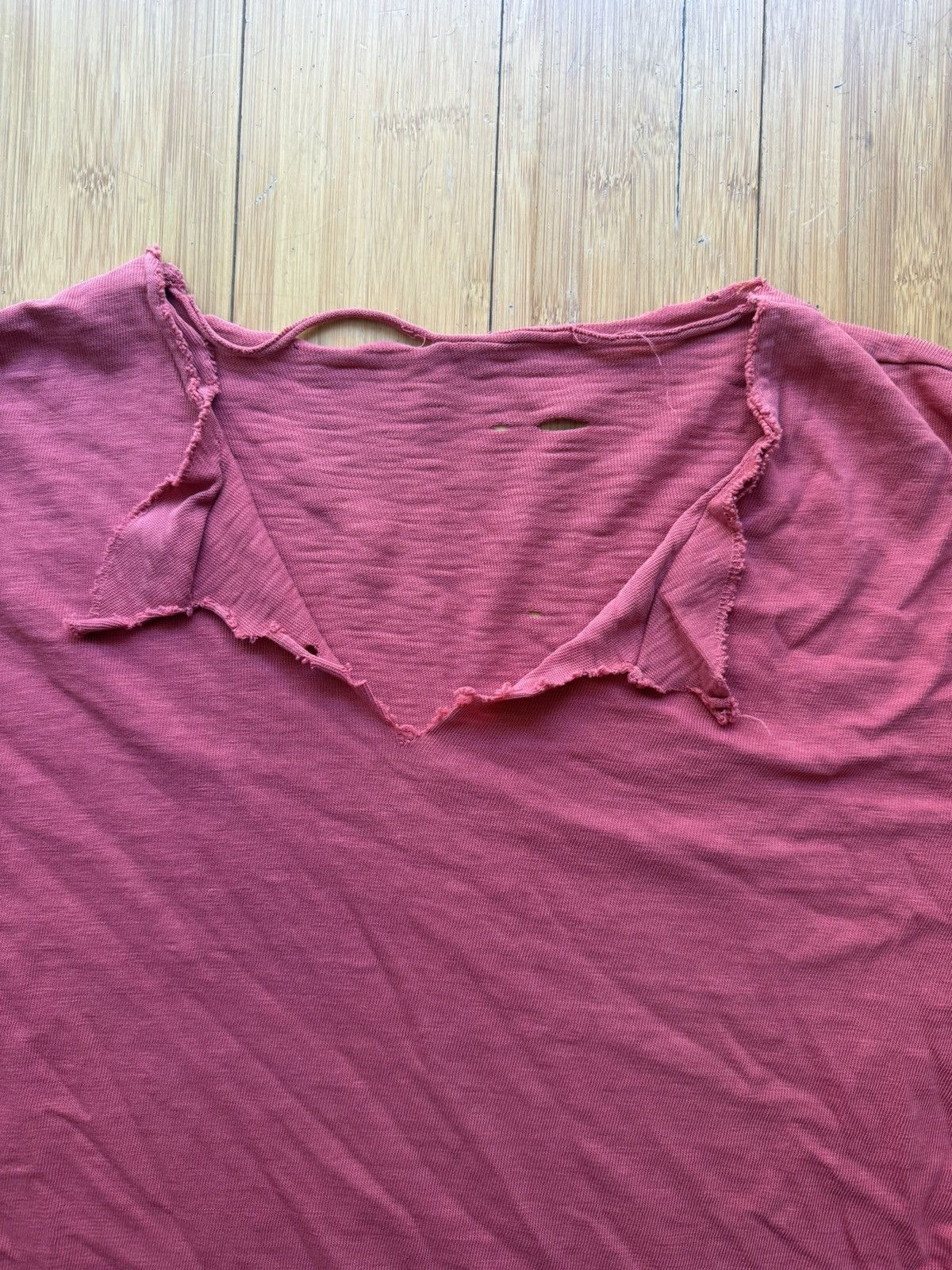 Kapital Thrashed and rare early 2000s long sleeve slub shirt Size US M / EU 48-50 / 2 - 8 Thumbnail