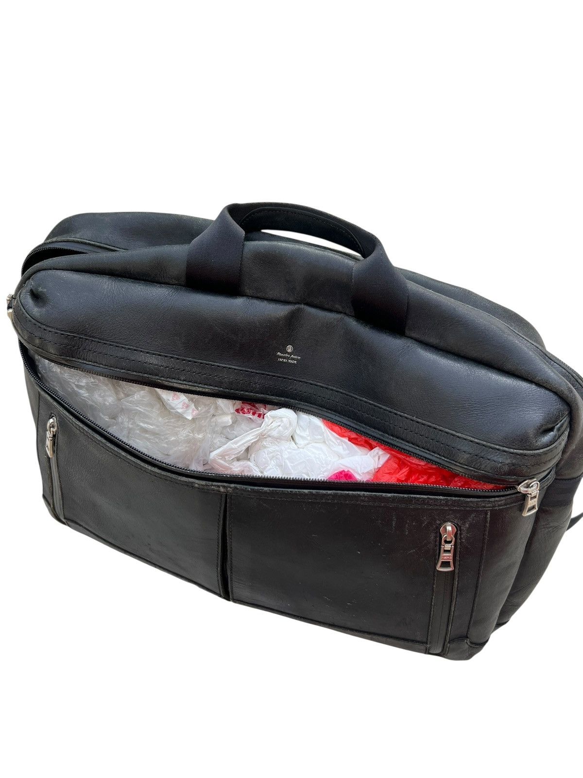 MasterPiece Patina Scratches Leather Backpack 3 Way Bag By Masterpiece Size ONE SIZE - 21 Thumbnail