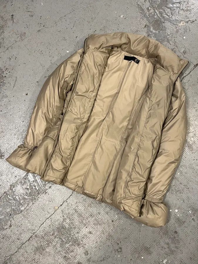 Roberto Cavalli × Vintage 2000s Cavalli Beige Harness Puffer Bondage Jacket Size S / US 4 / IT 40 - 6 Thumbnail