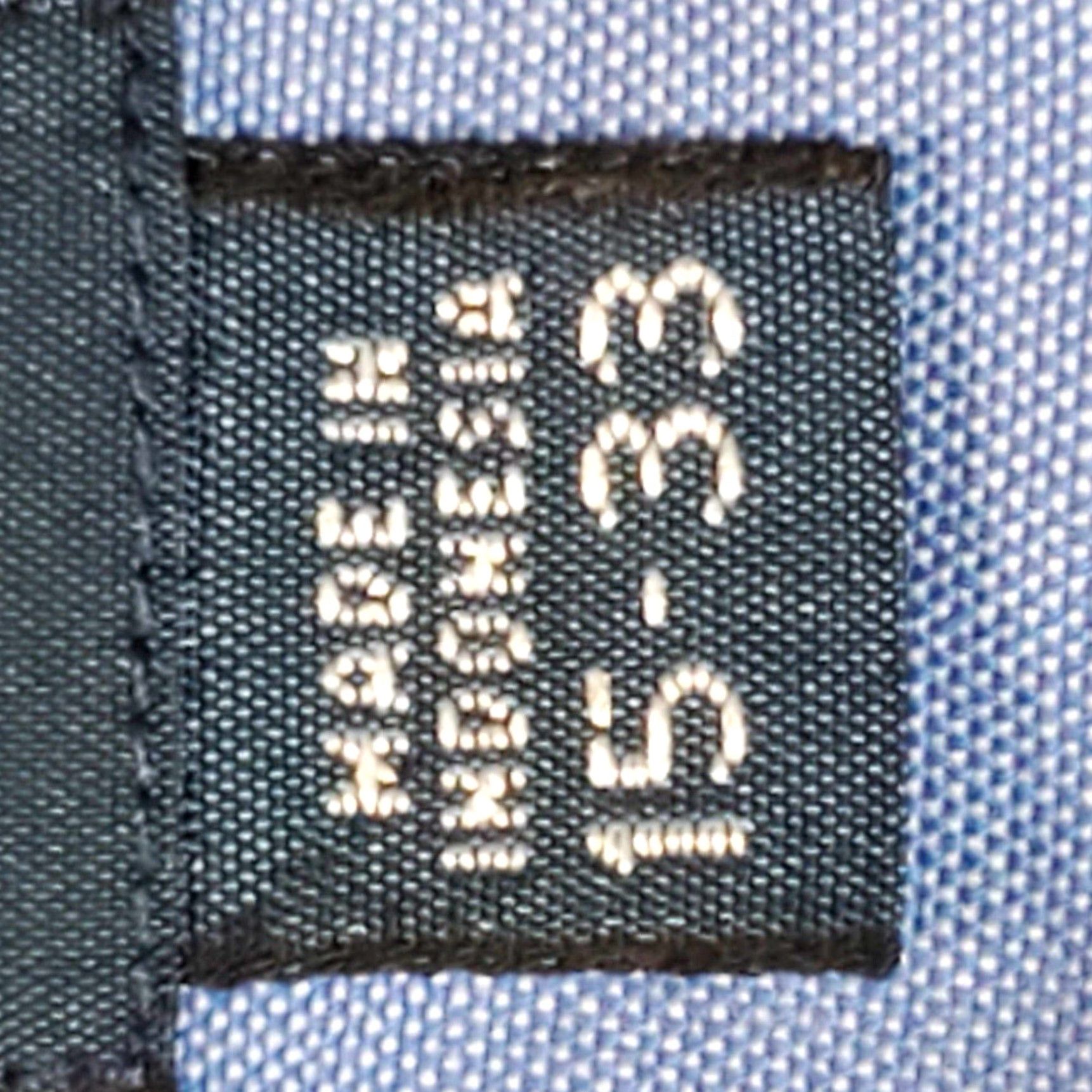 Polo Ralph Lauren VINTAGE Polo Ralph Lauren Button Up Shirt XL Blue Cotton Knit Solid Long Sleeve Men Button-Down Collar 23” Pit - Pit Size US XL / EU 56 / 4 - 7 Thumbnail