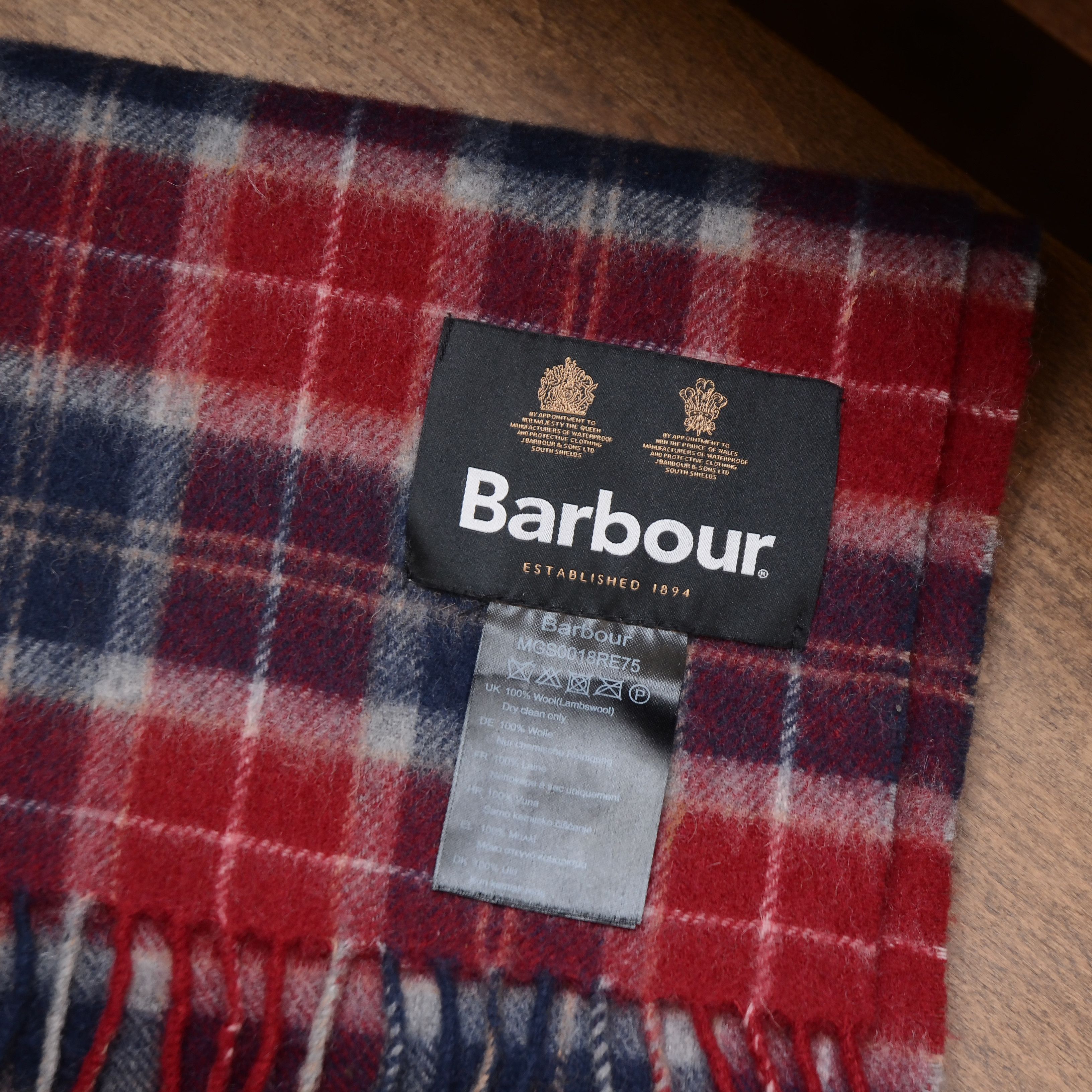 Barbour Barbour Winter Tartan Nova Check 100% Lambswool Scarf Unisex Size ONE SIZE - 14 Thumbnail